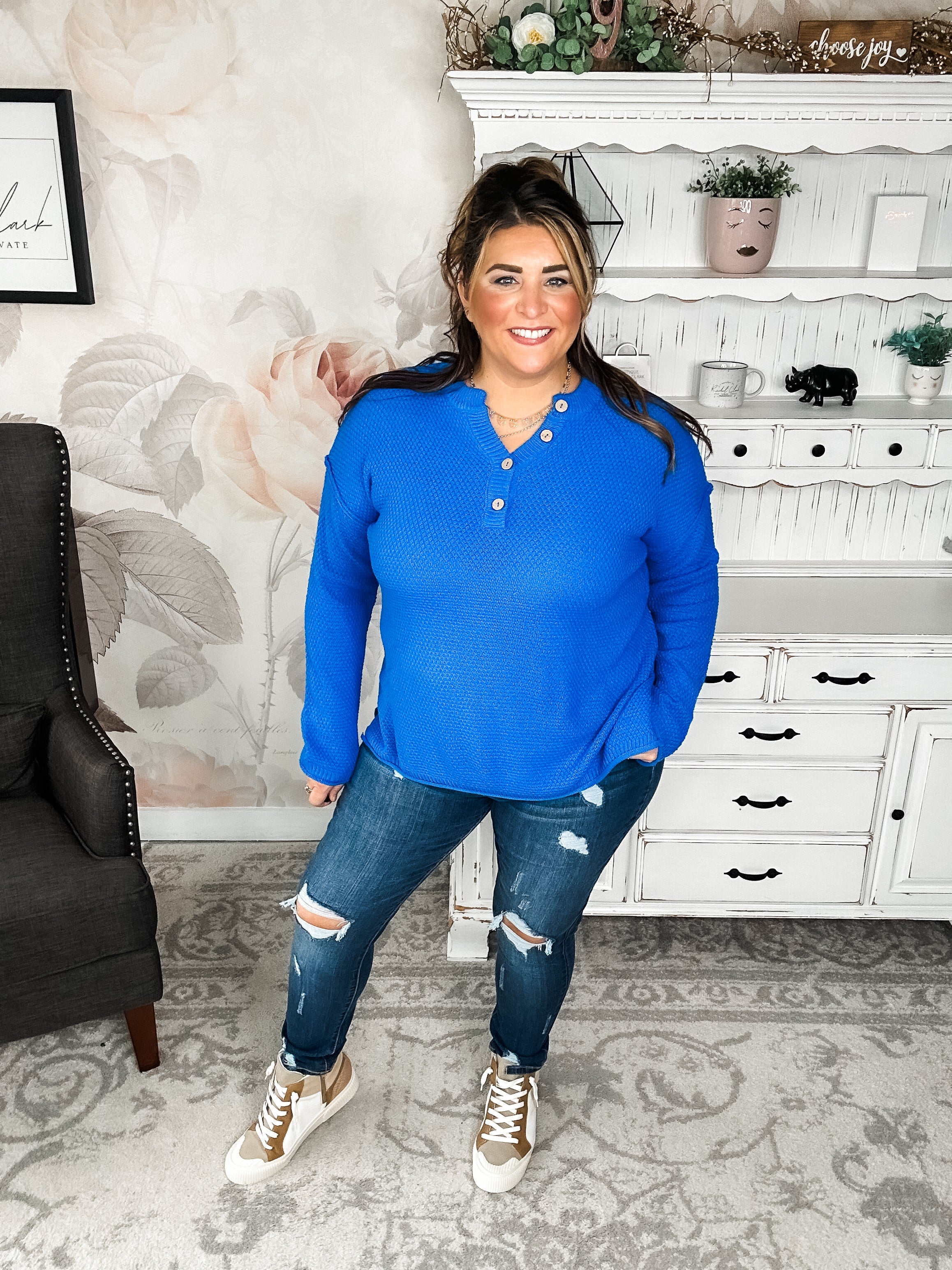 BLACK FRIDAY EXCLUSIVE - Sunrise Sprinter Sweater - Ocean Blue