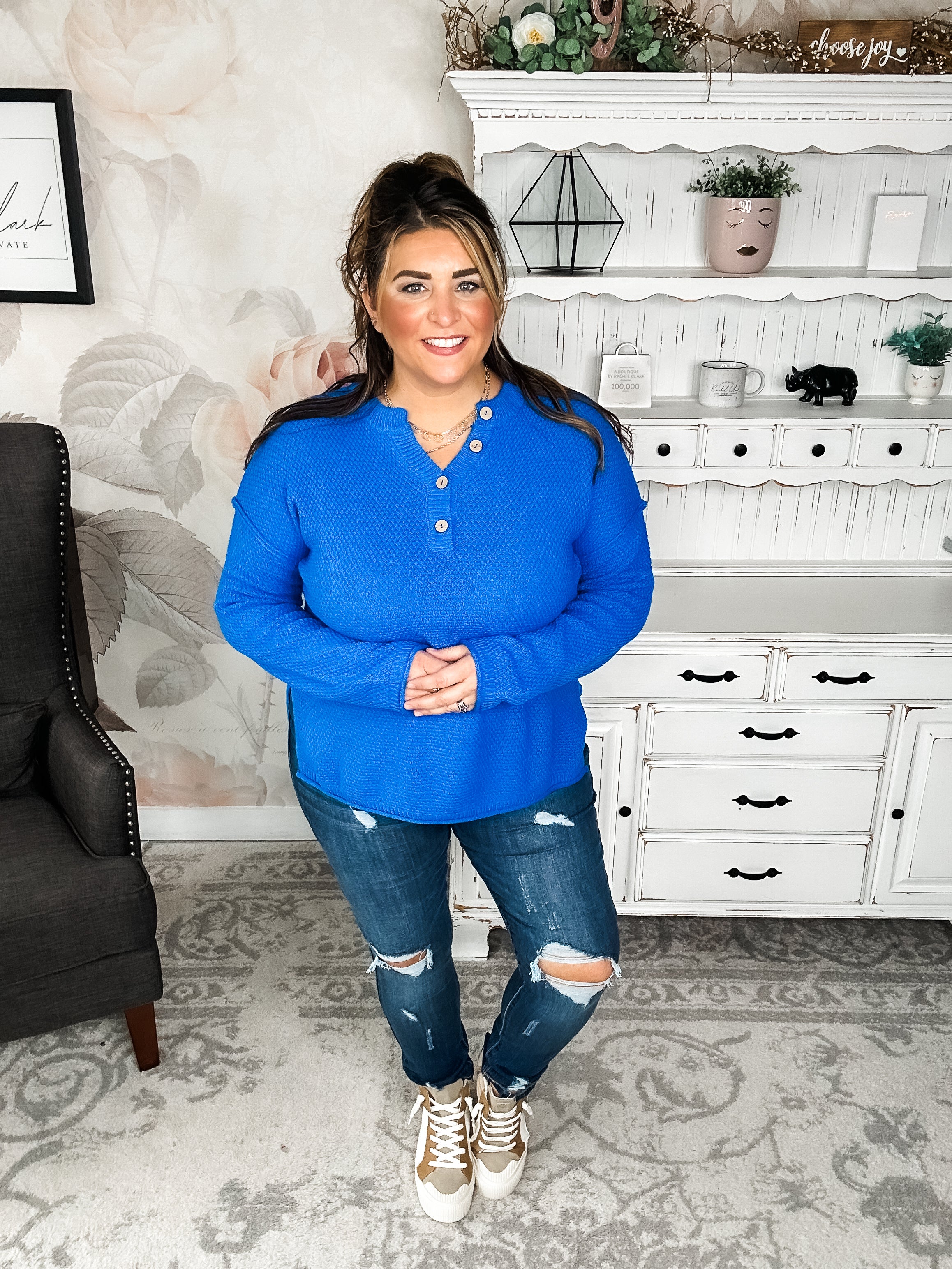 BLACK FRIDAY EXCLUSIVE - Sunrise Sprinter Sweater - Ocean Blue