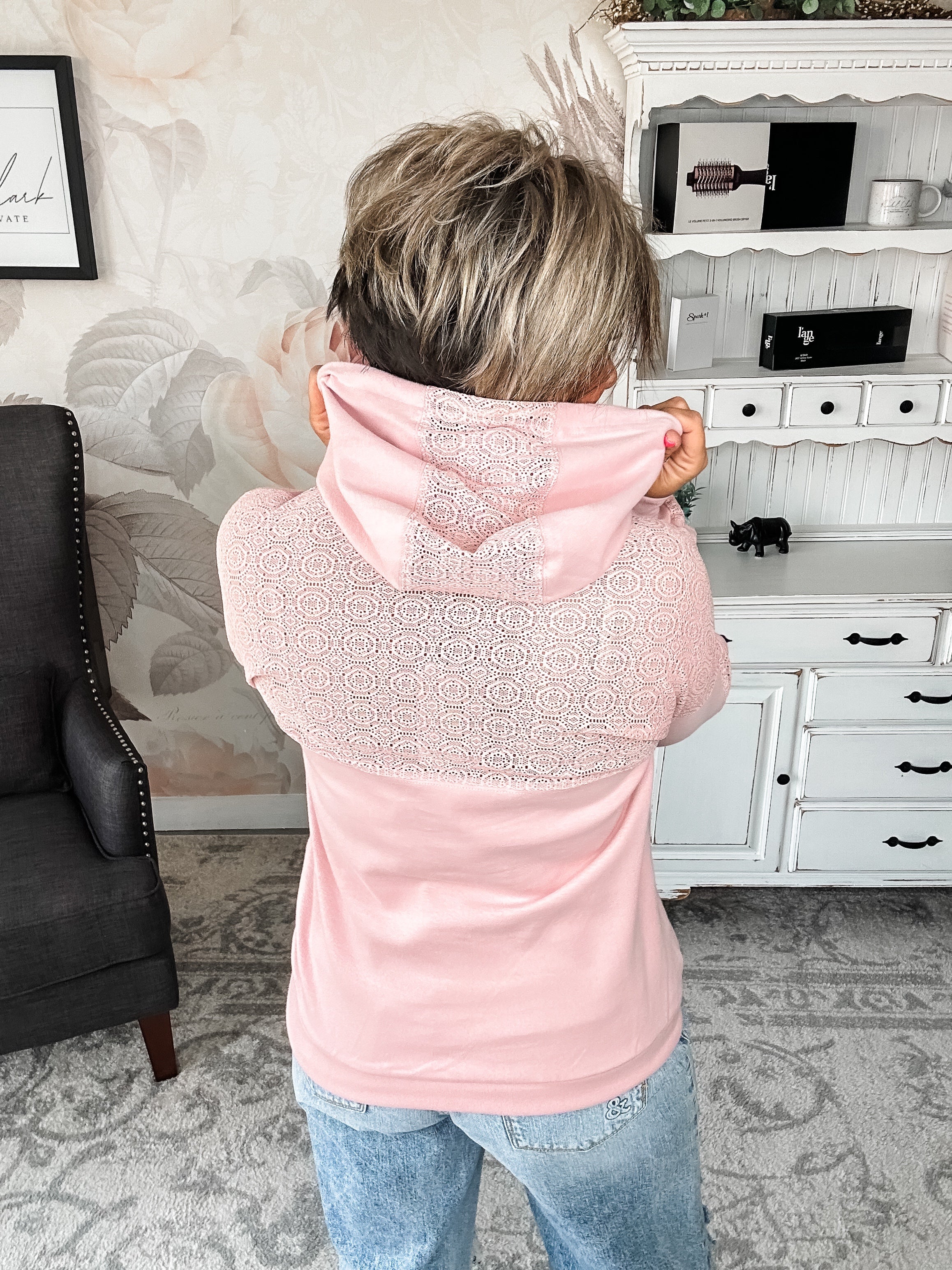Ampersand Avenue University Hoodie - Wonderstruck - Pink