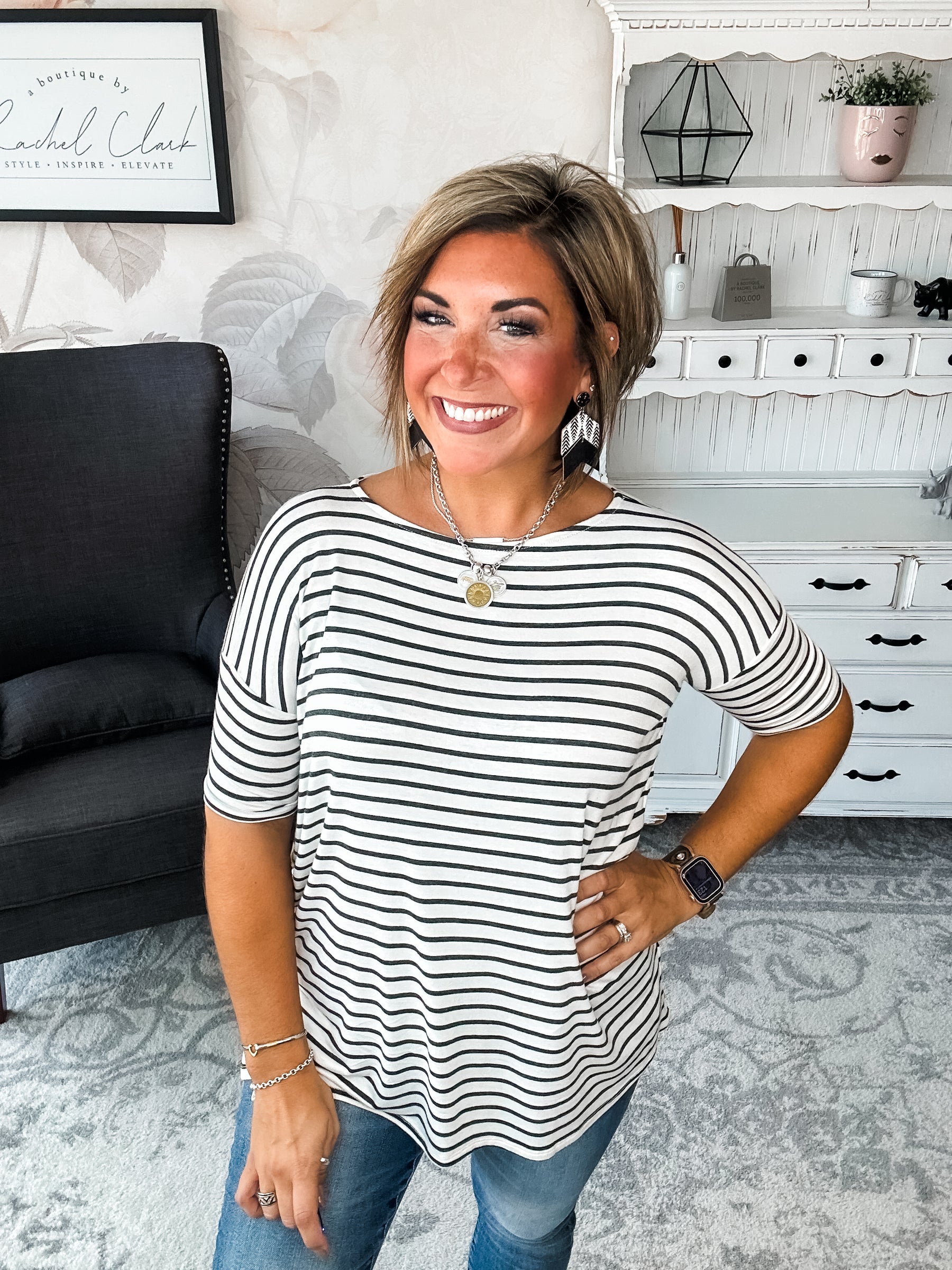 Call Me Back Tunic Top