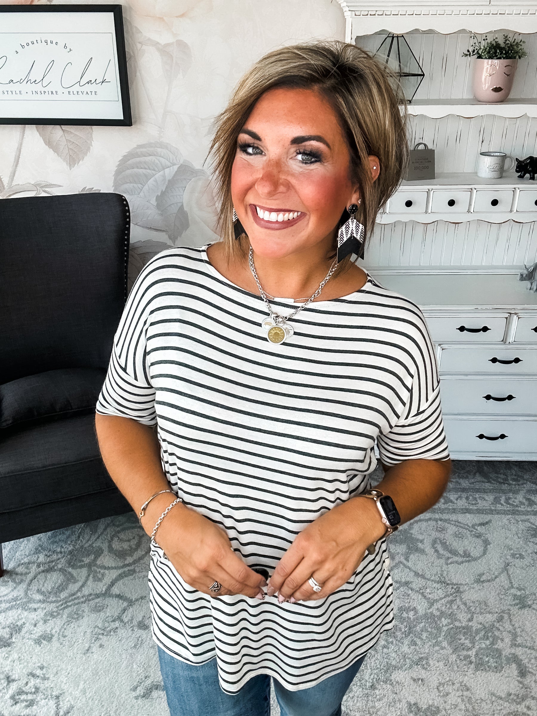Call Me Back Tunic Top