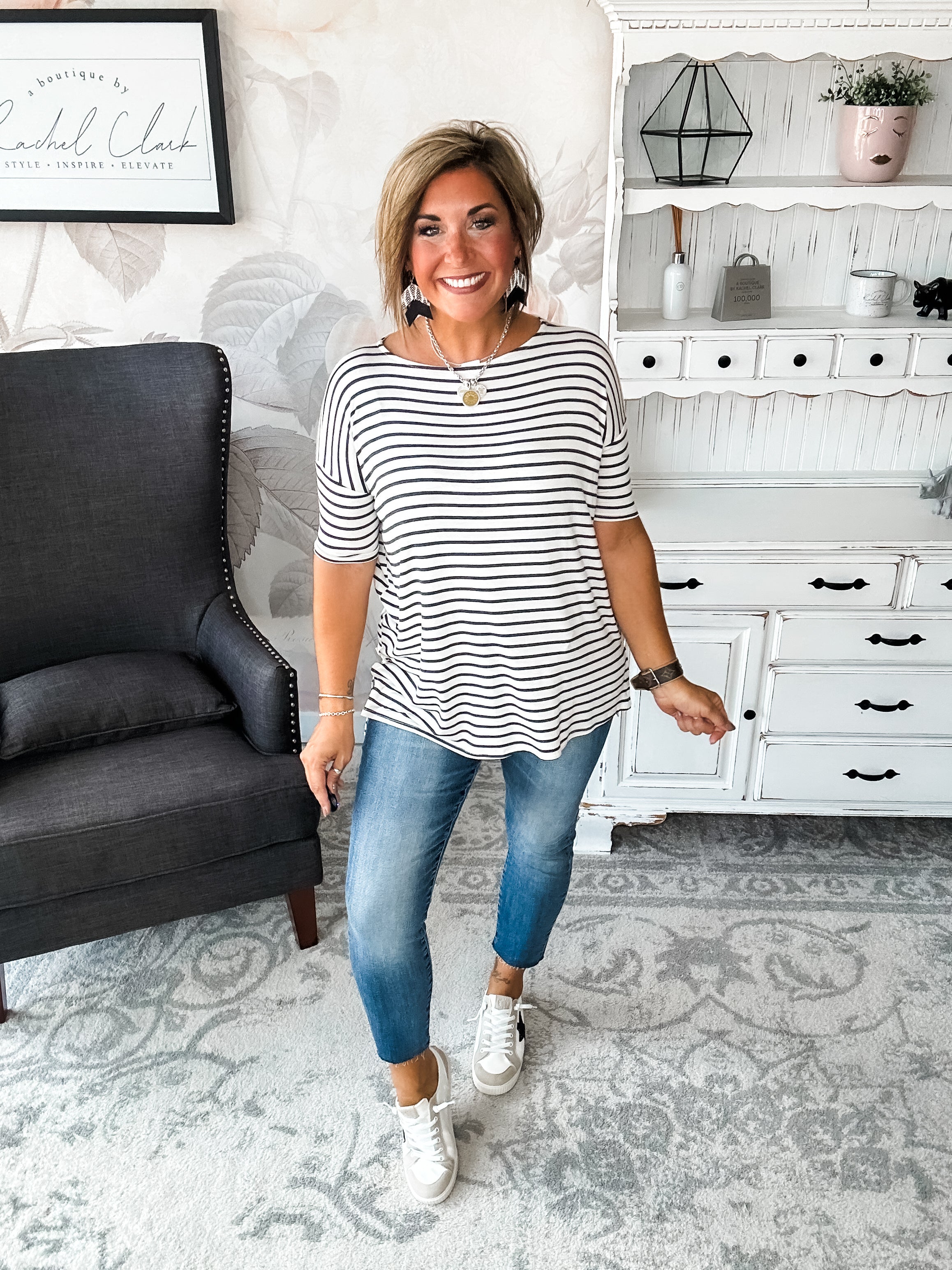 Call Me Back Tunic Top