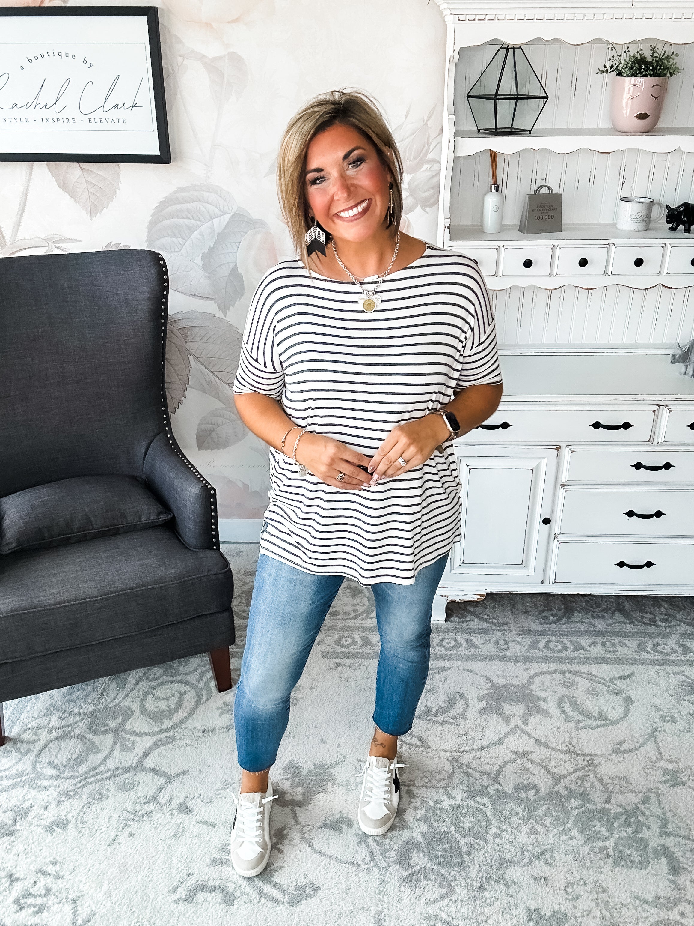 Call Me Back Tunic Top