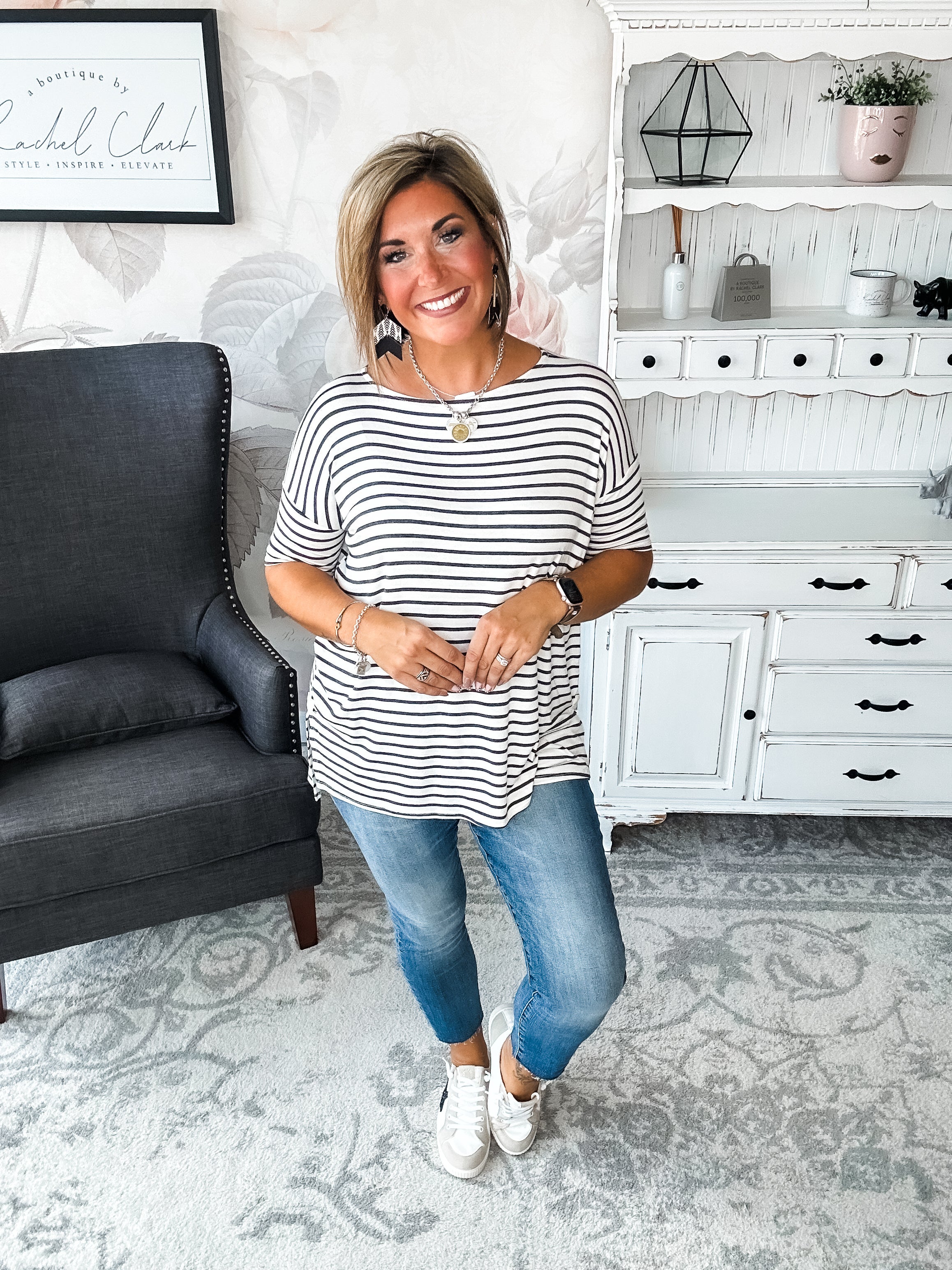 Call Me Back Tunic Top