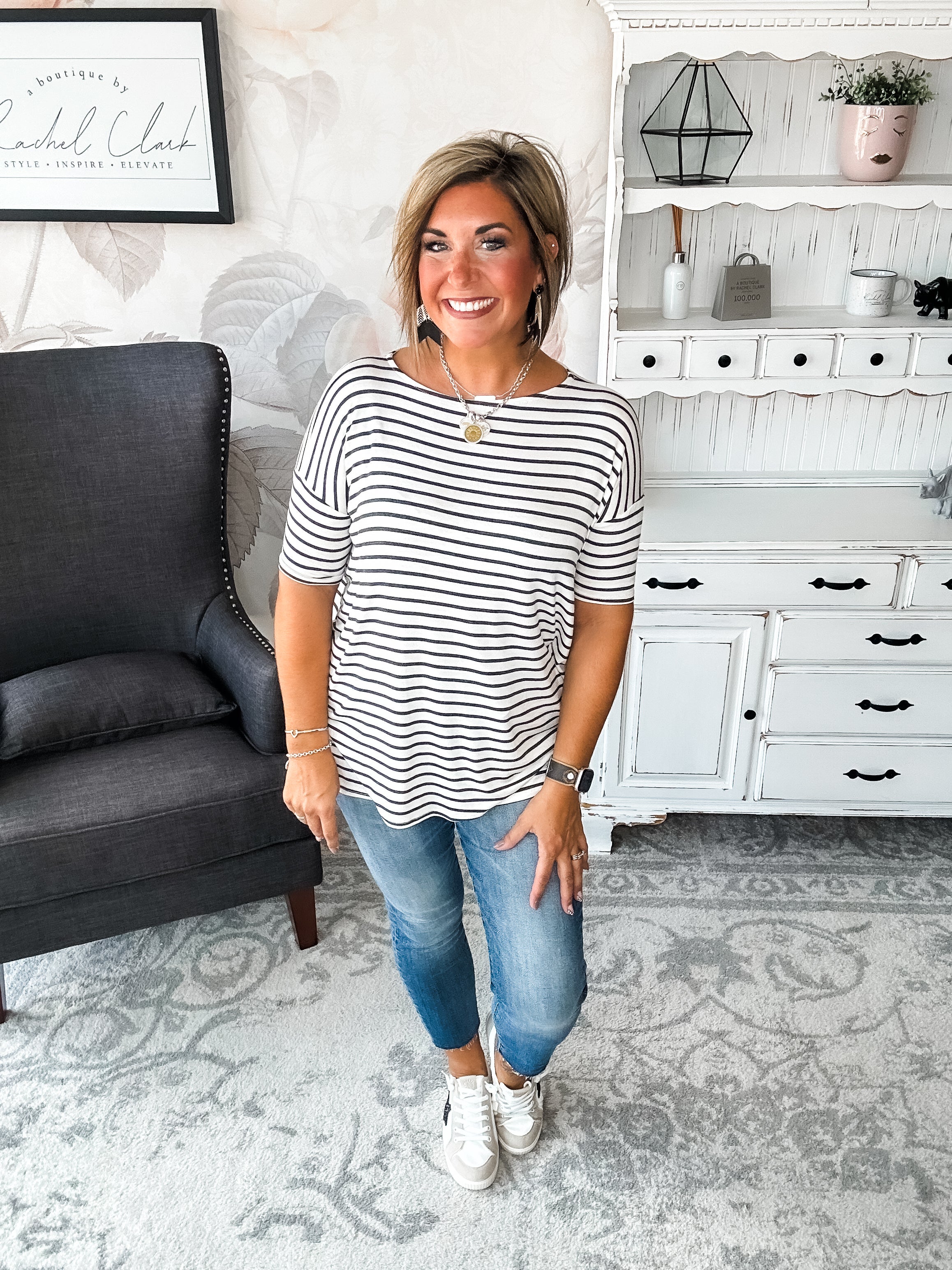 Call Me Back Tunic Top