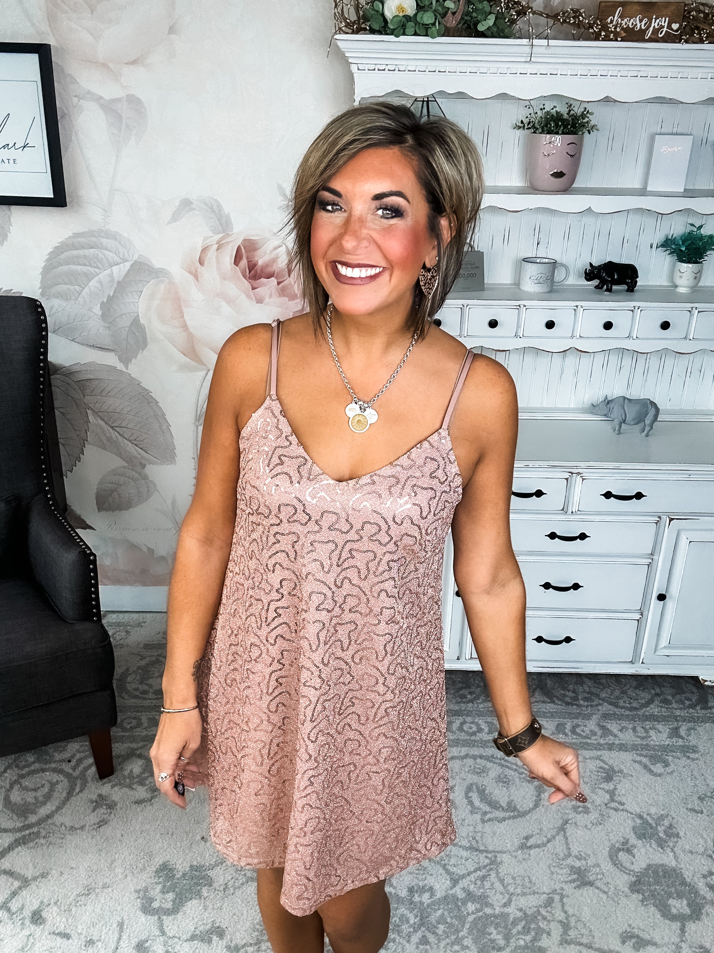 Felt the Love Sequin Dress