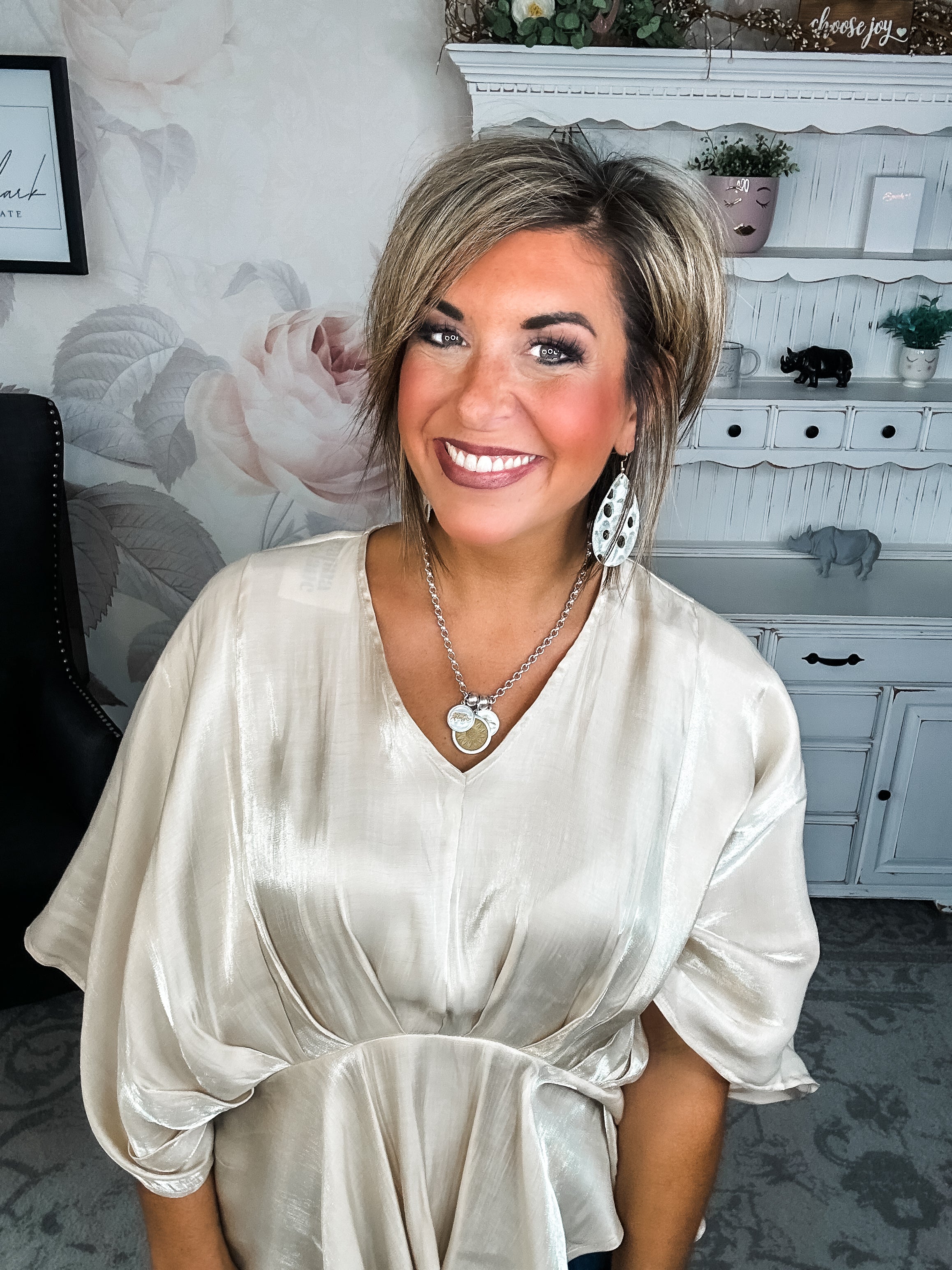 All My Trust In You Blouse - Champagne