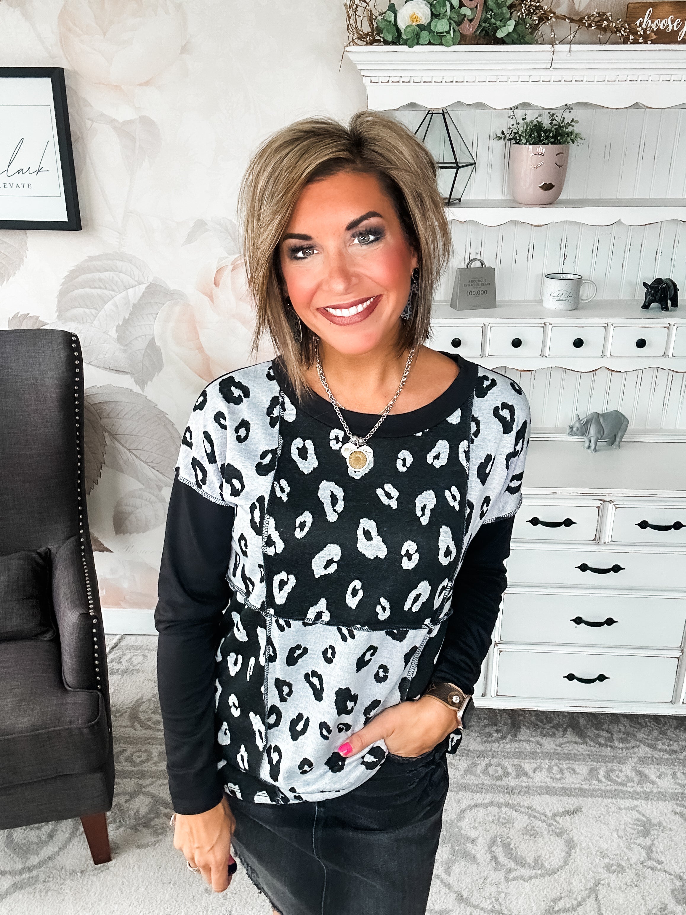 Out Of My Mind Knit Top