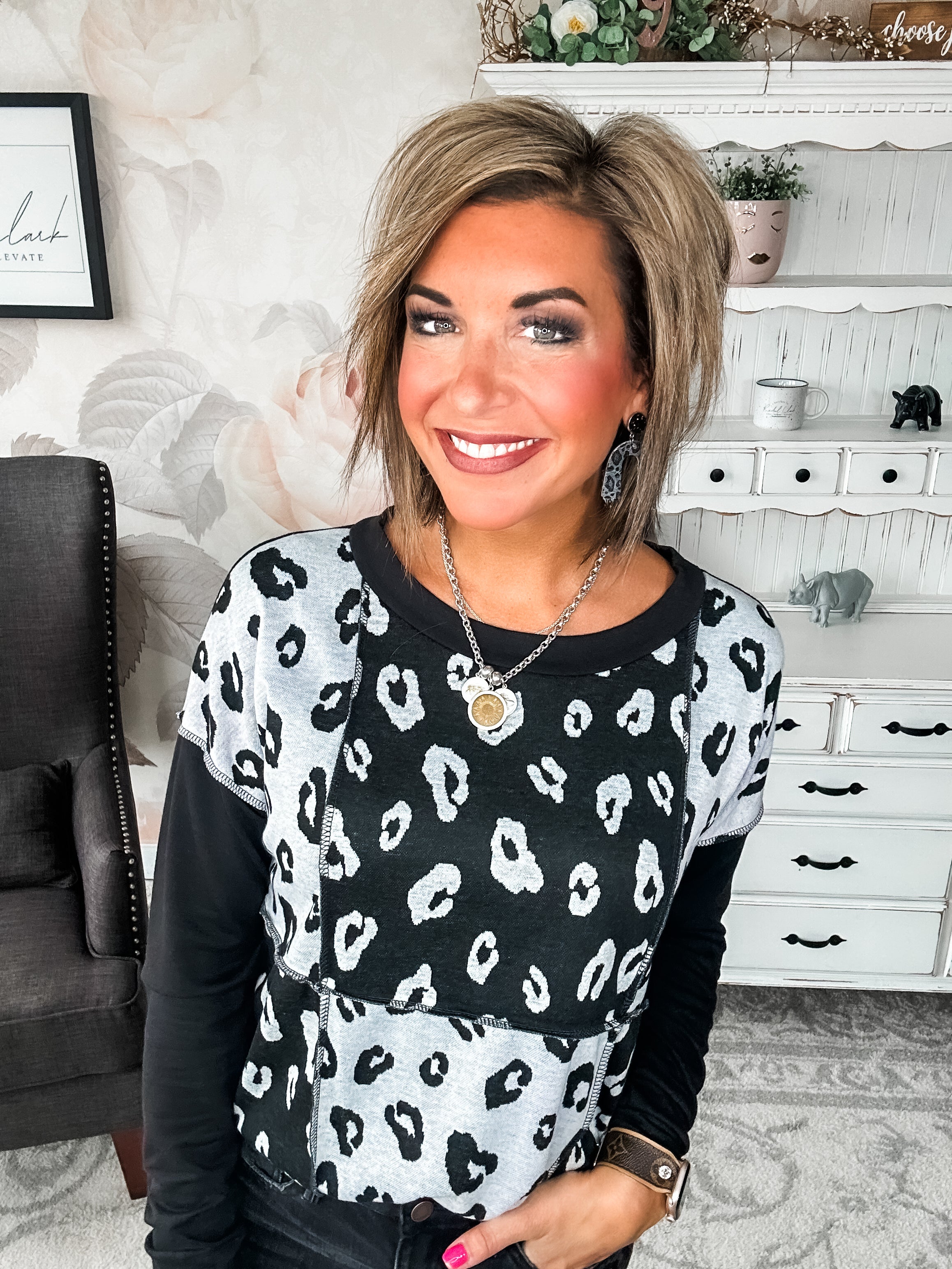 Out Of My Mind Knit Top