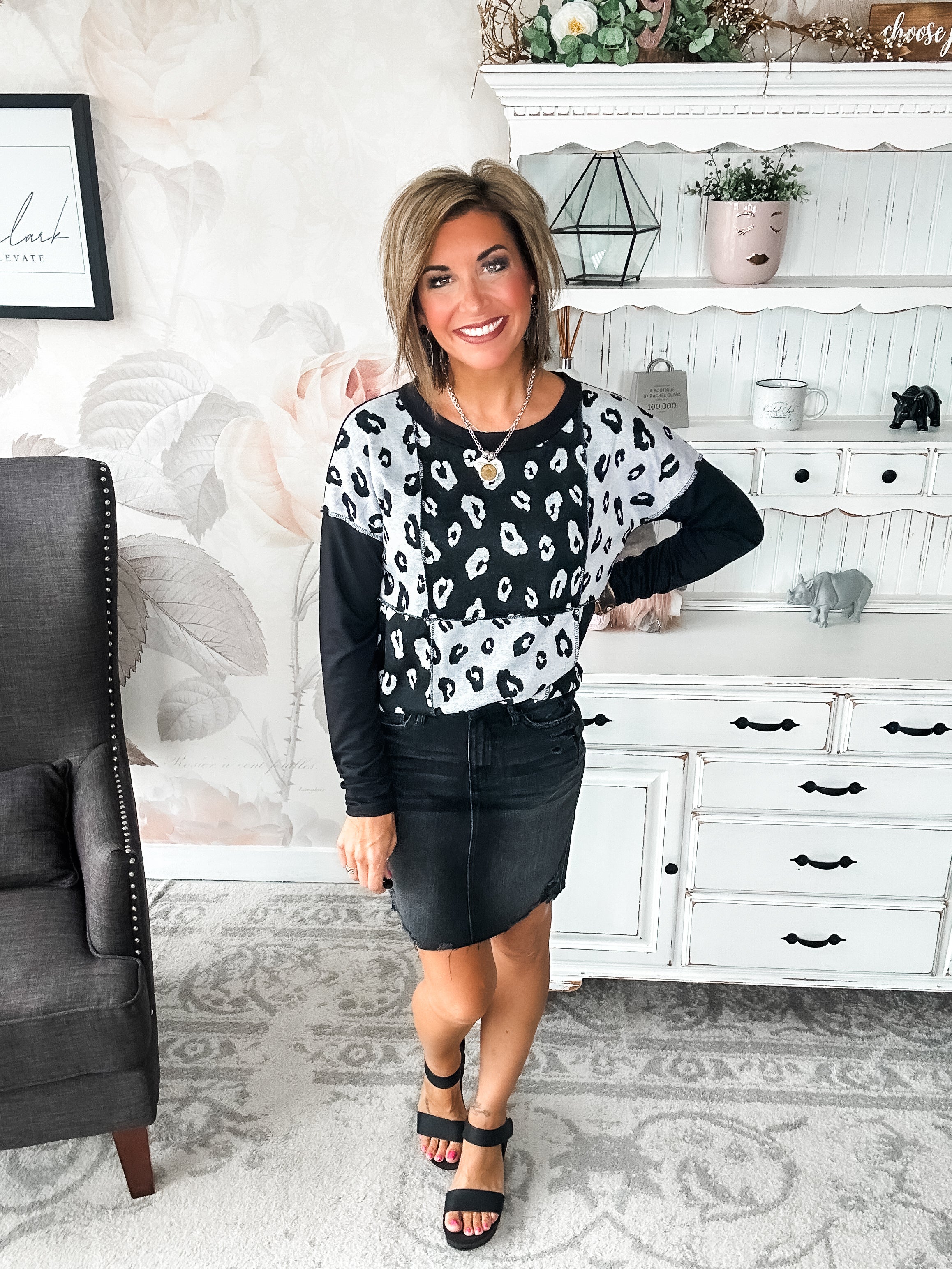Out Of My Mind Knit Top