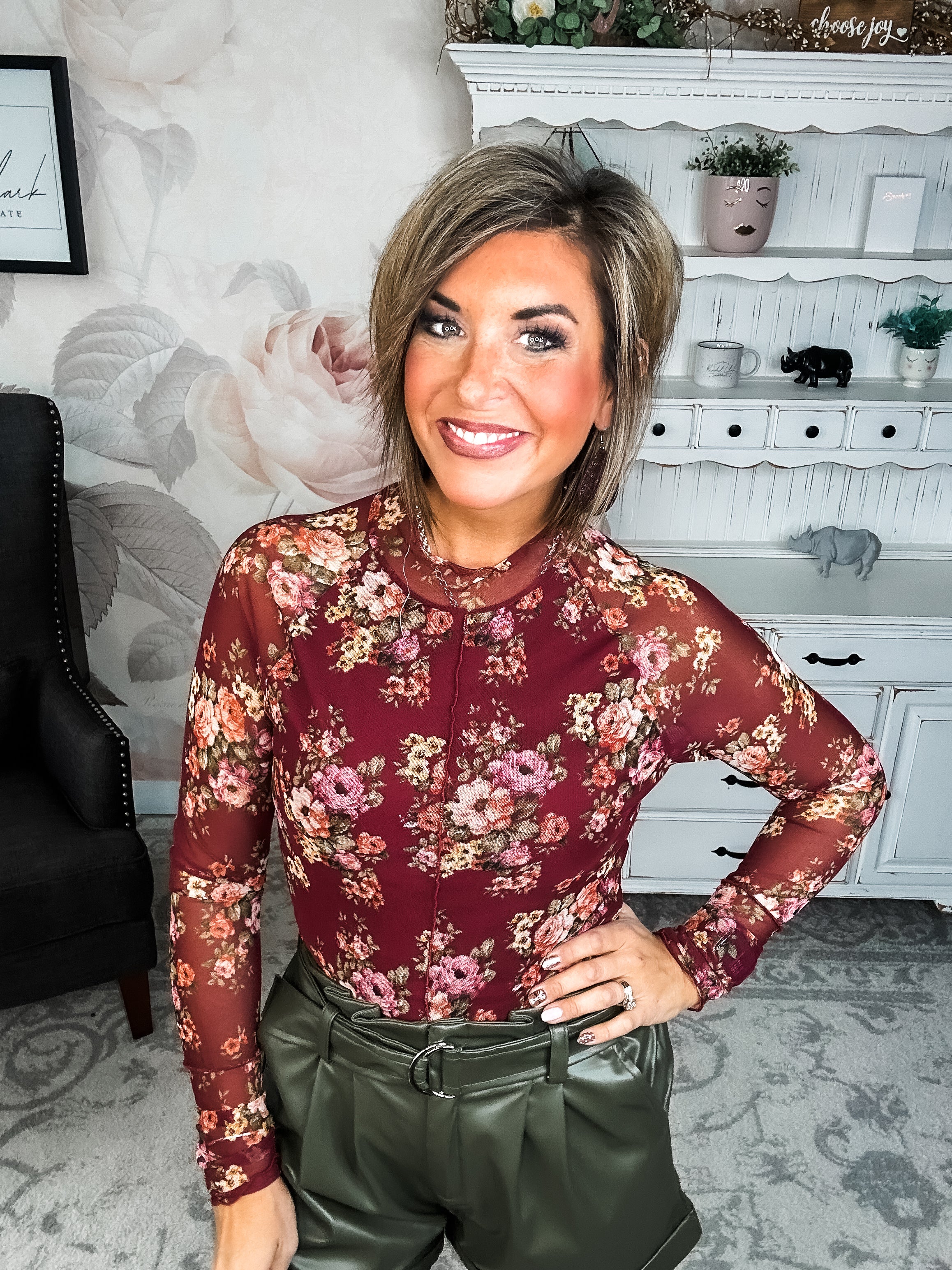 Better Than I Ever Did Top - Burgundy