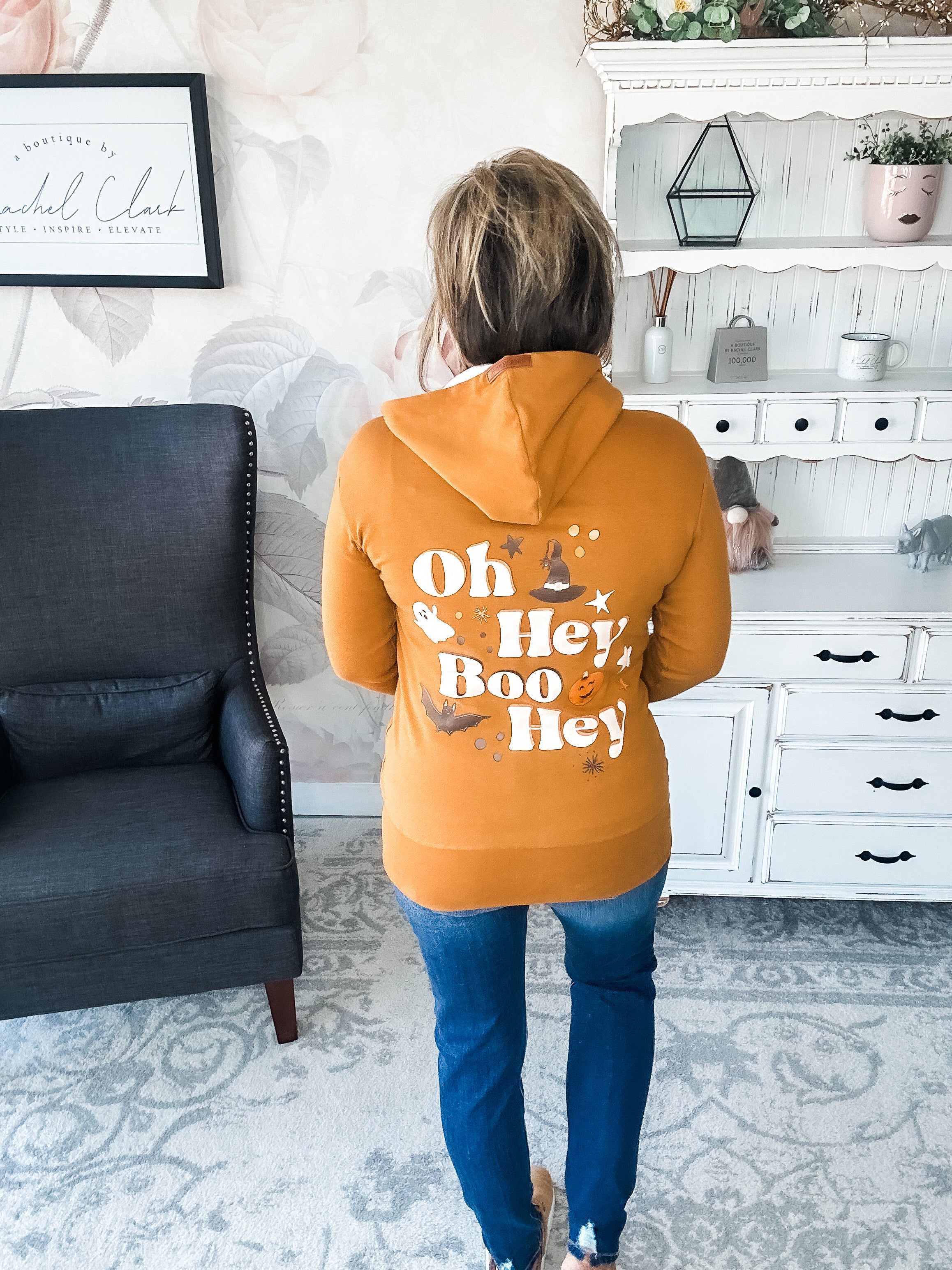 Ampersand Avenue Fullzip Sweatshirt Hey Boo Hey