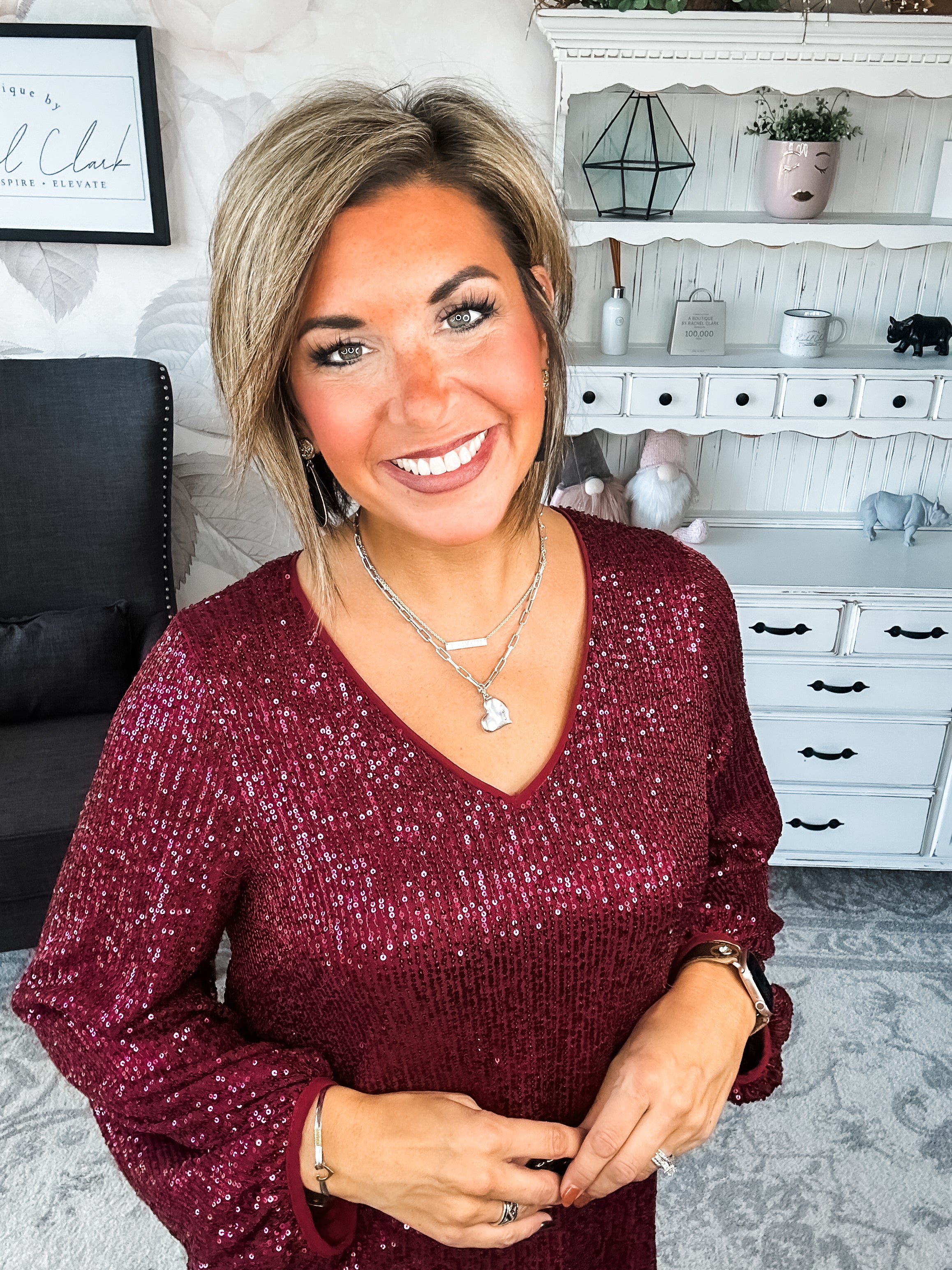 Set Me Free Sequin Dress