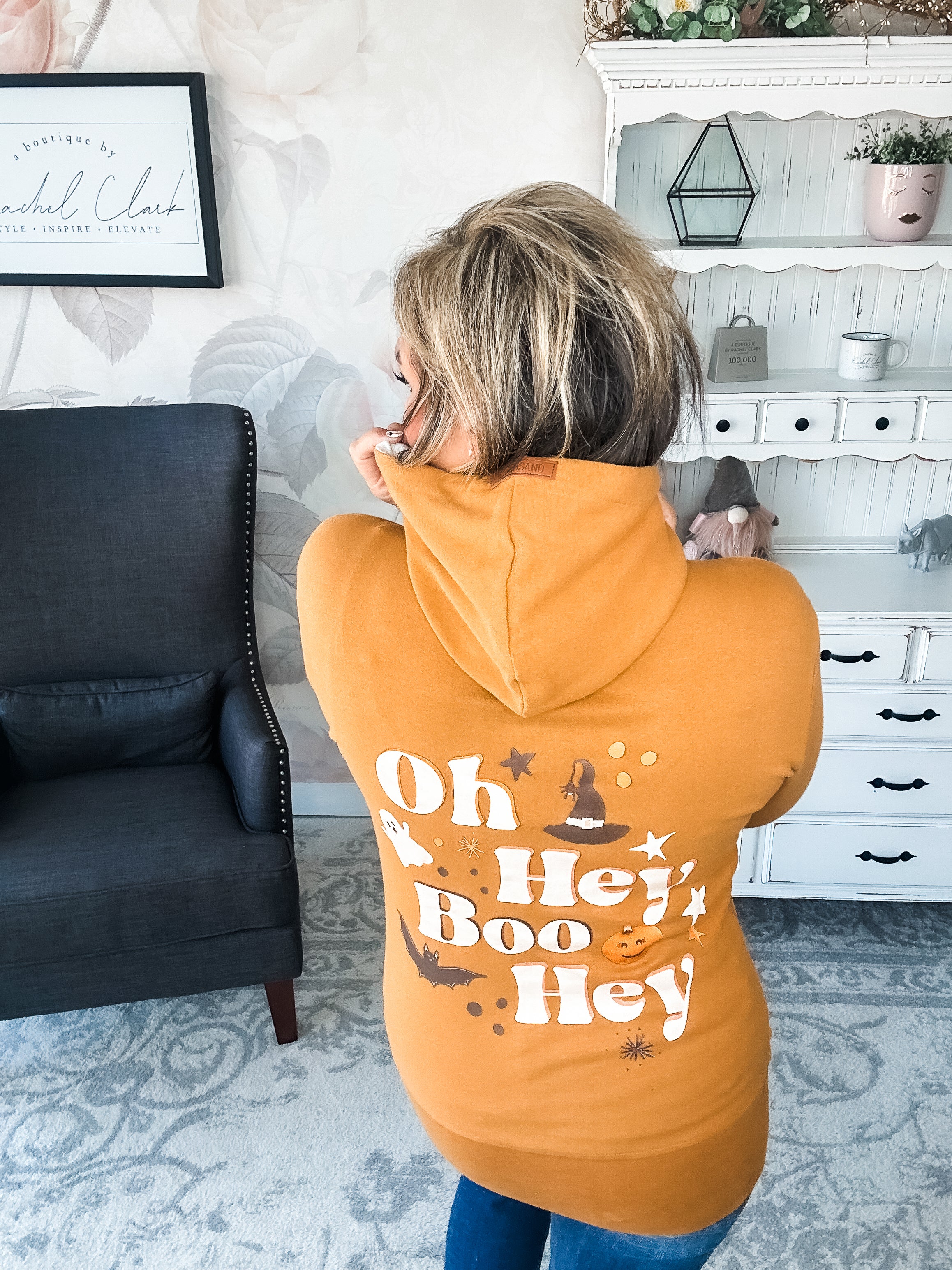 Ampersand Avenue Fullzip Sweatshirt Hey Boo Hey