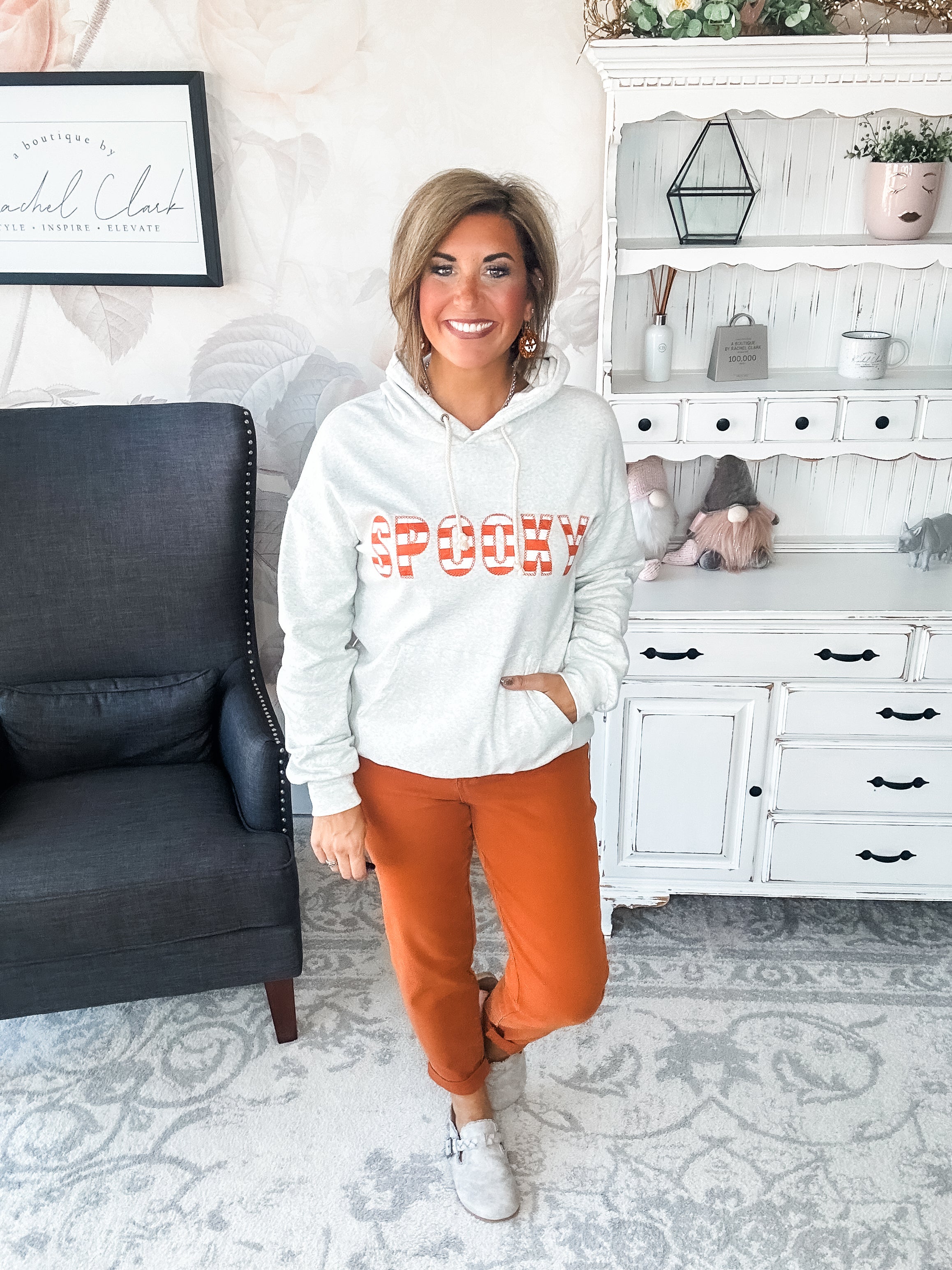 Ampersand Avenue University Hoodie - Spooky Scary