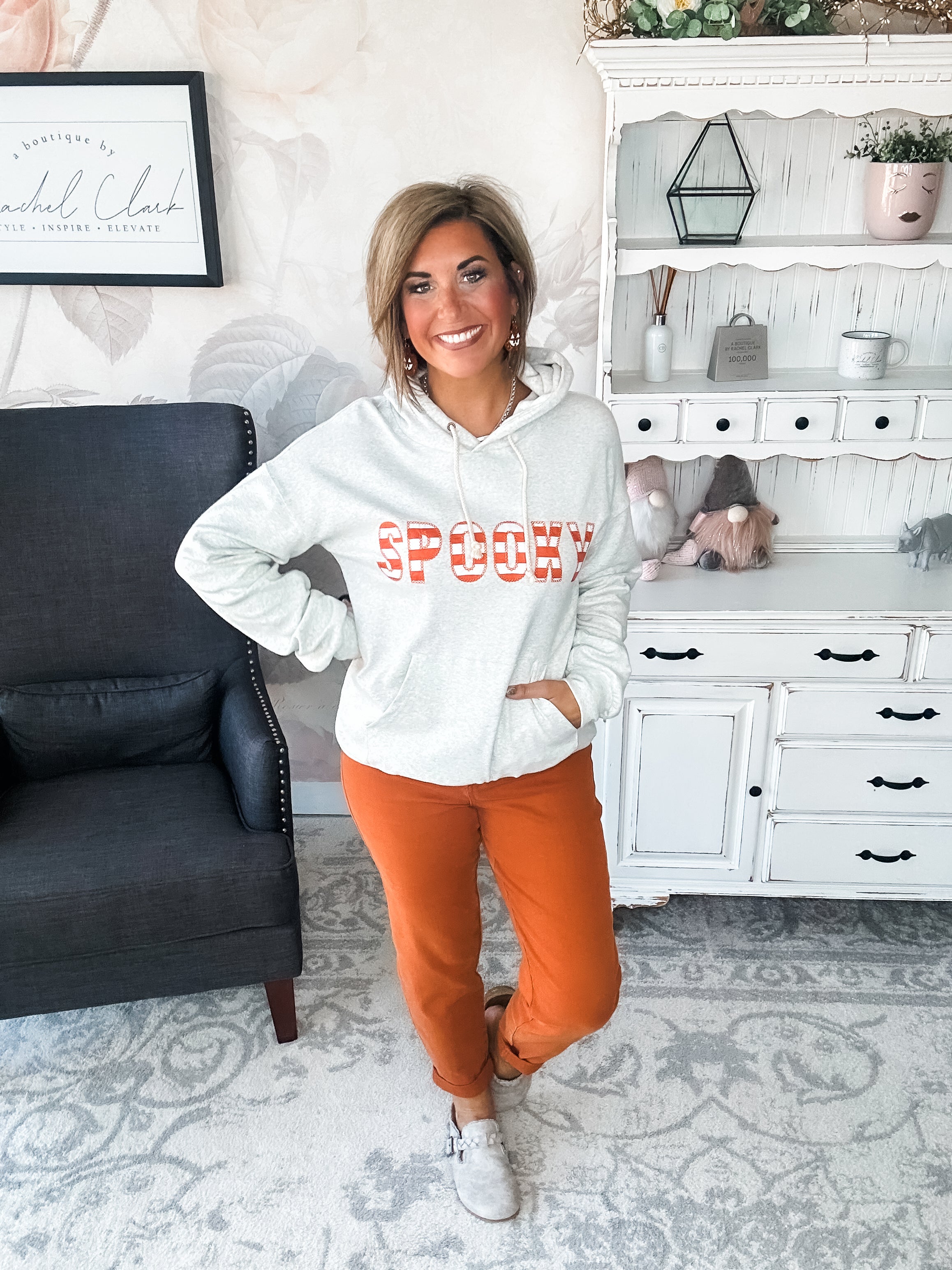 Ampersand Avenue University Hoodie - Spooky Scary