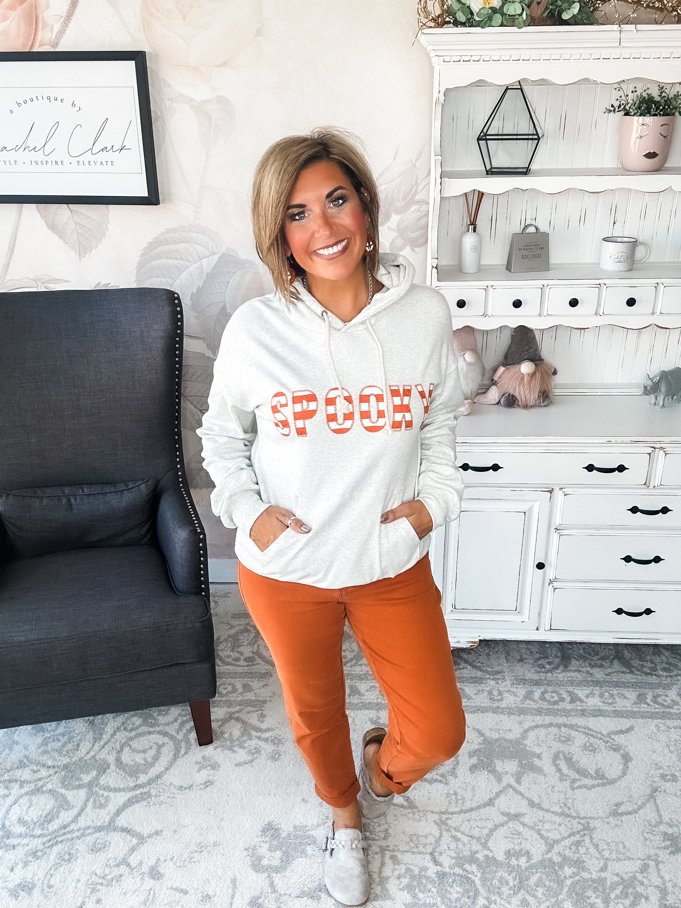 Ampersand Avenue University Hoodie - Spooky Scary