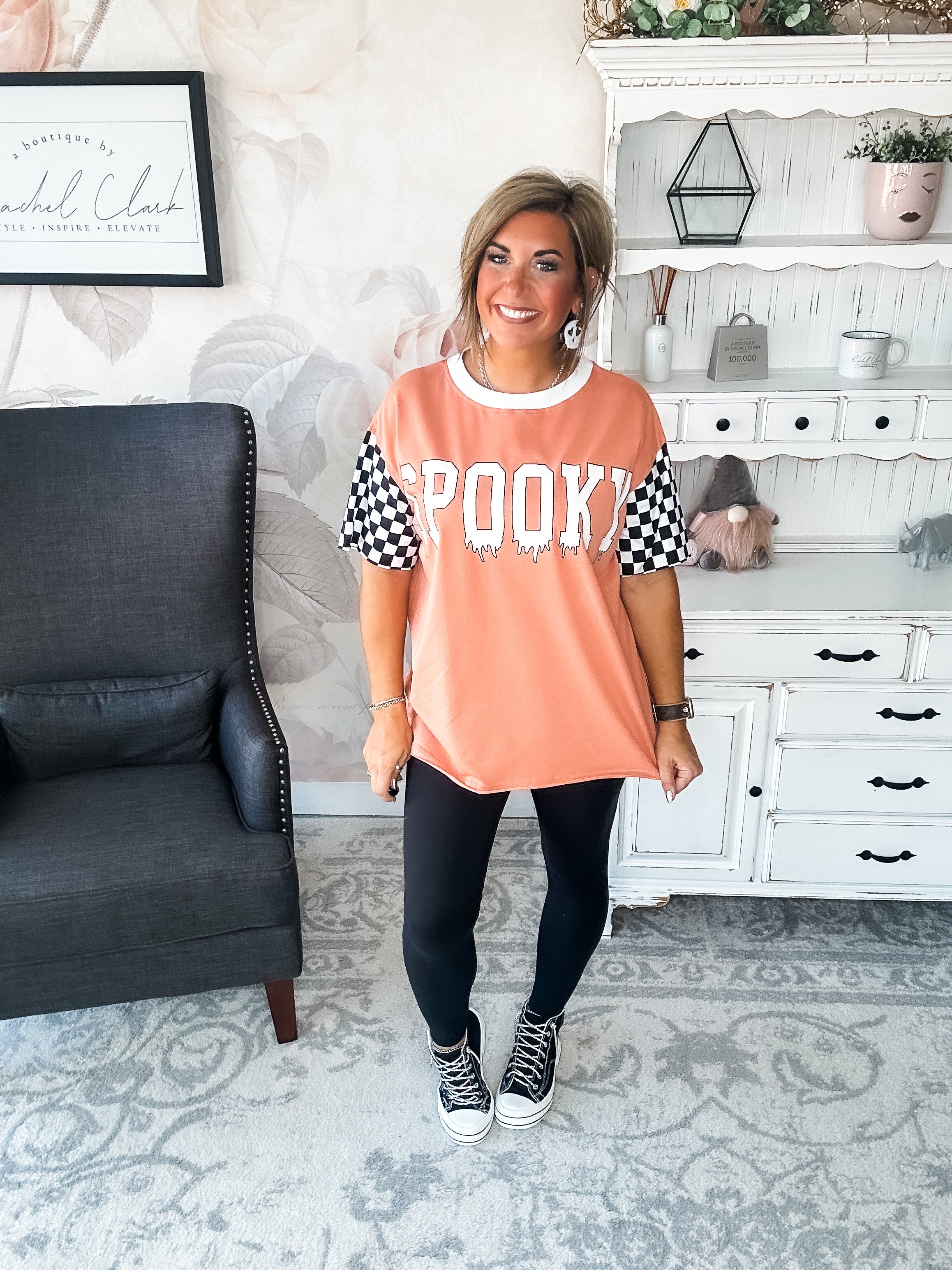 Ampersand Avenue Boyfriend Tee - Little Miss Spooky