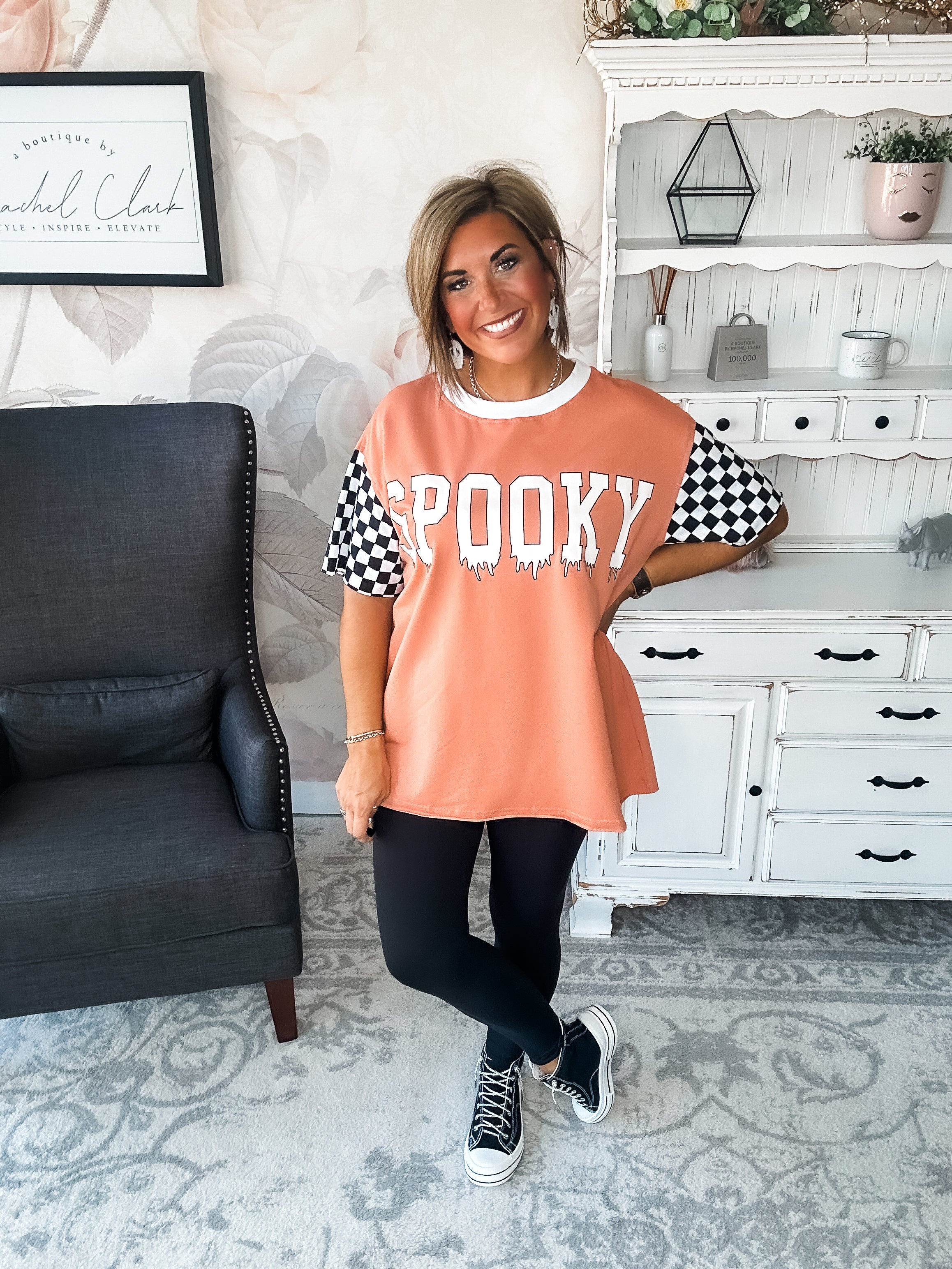 Ampersand Avenue Boyfriend Tee - Little Miss Spooky