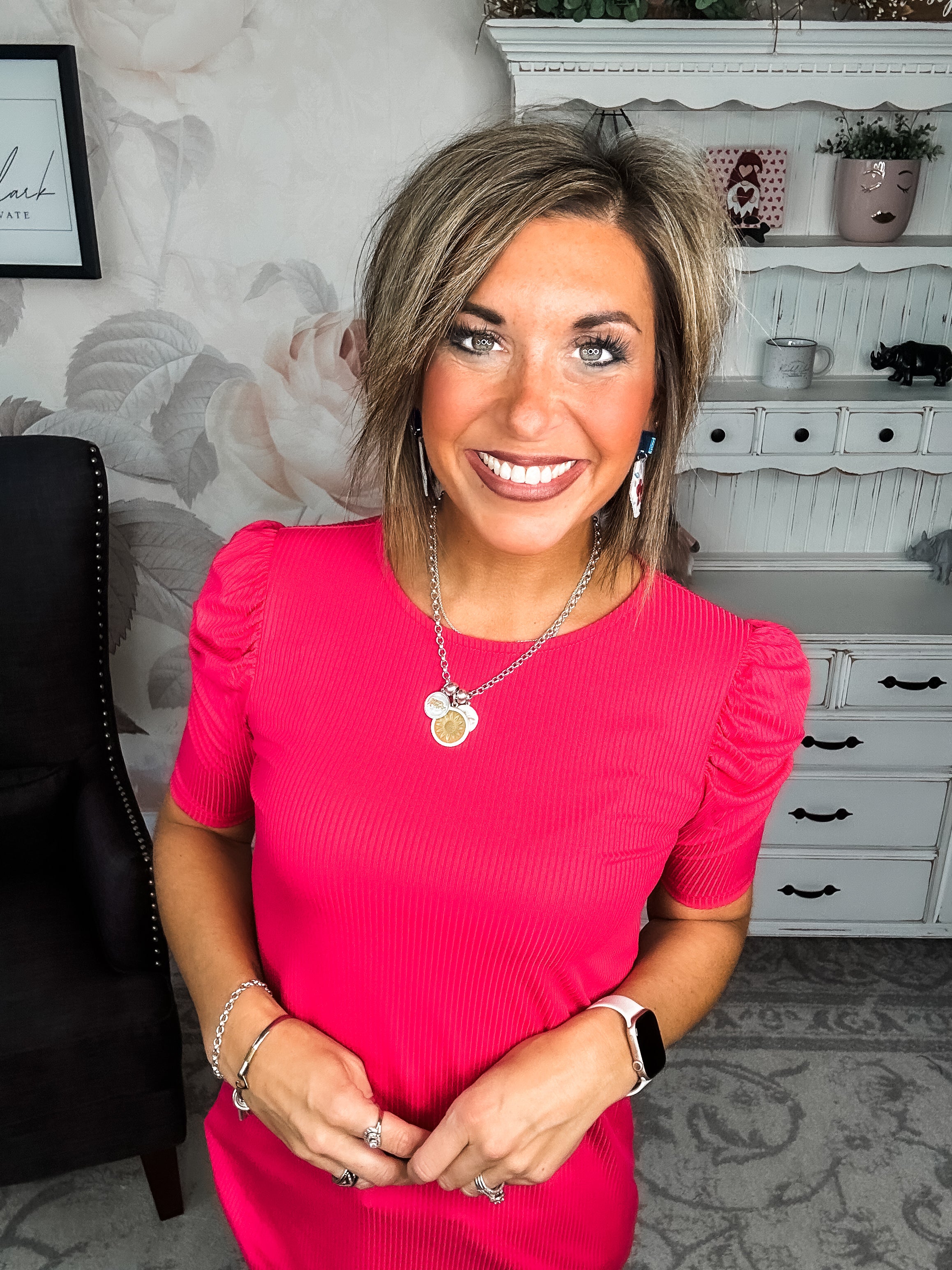 Can't Live Without You Top - Fuchsia