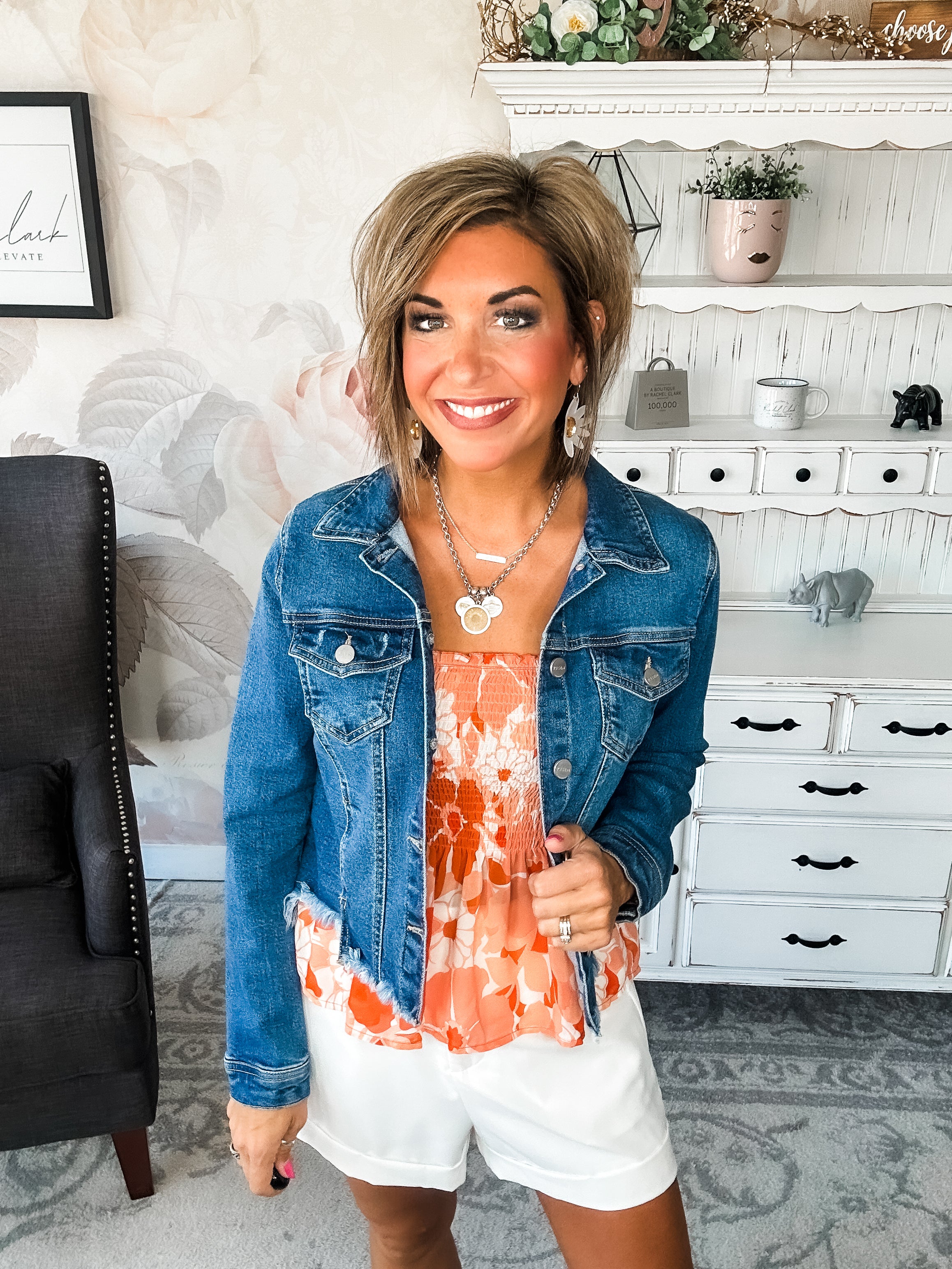 Walking On The Sun Peplum Top