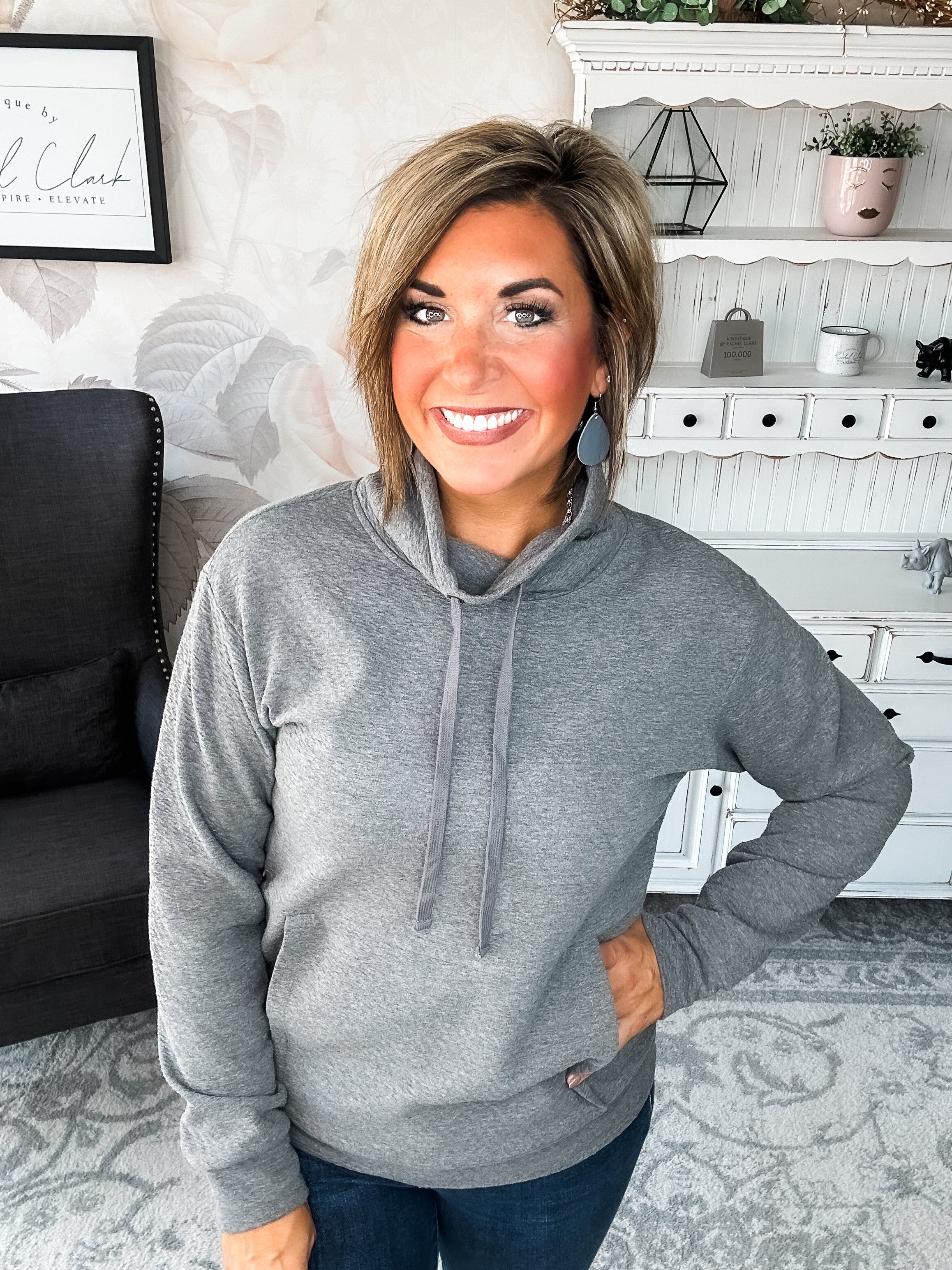 Finding Hope Funnel Neck Pullover