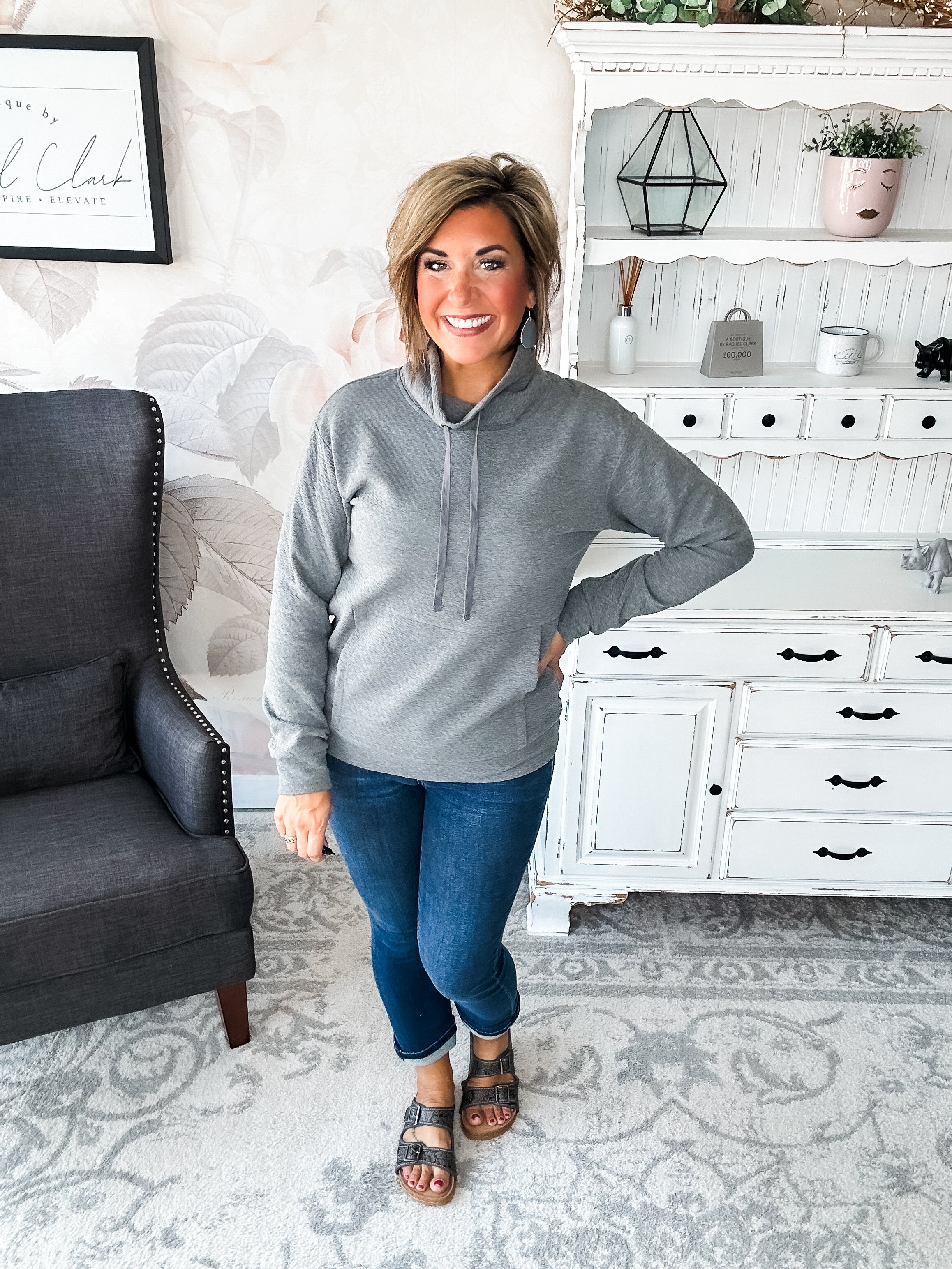 Finding Hope Funnel Neck Pullover