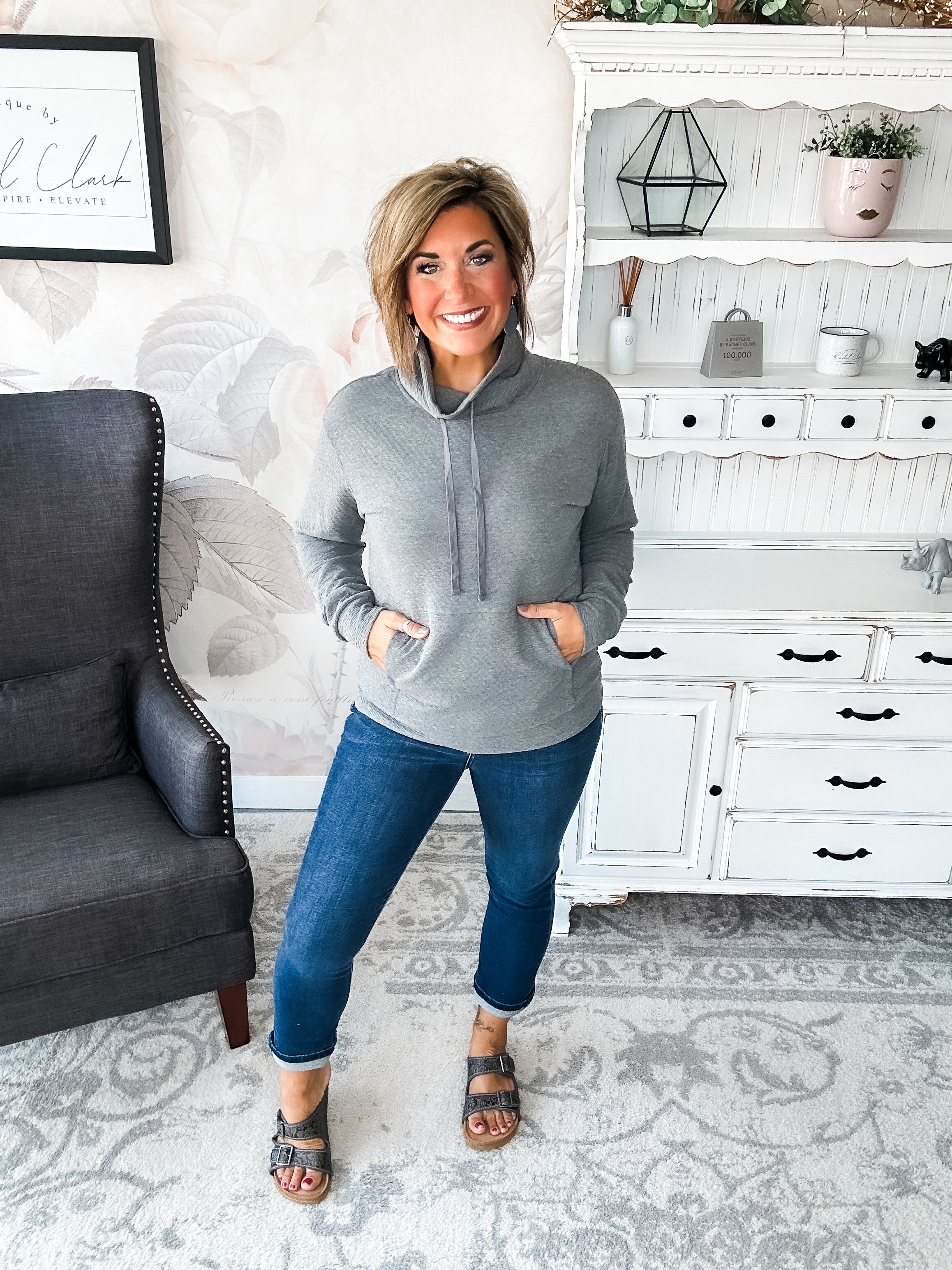 Finding Hope Funnel Neck Pullover