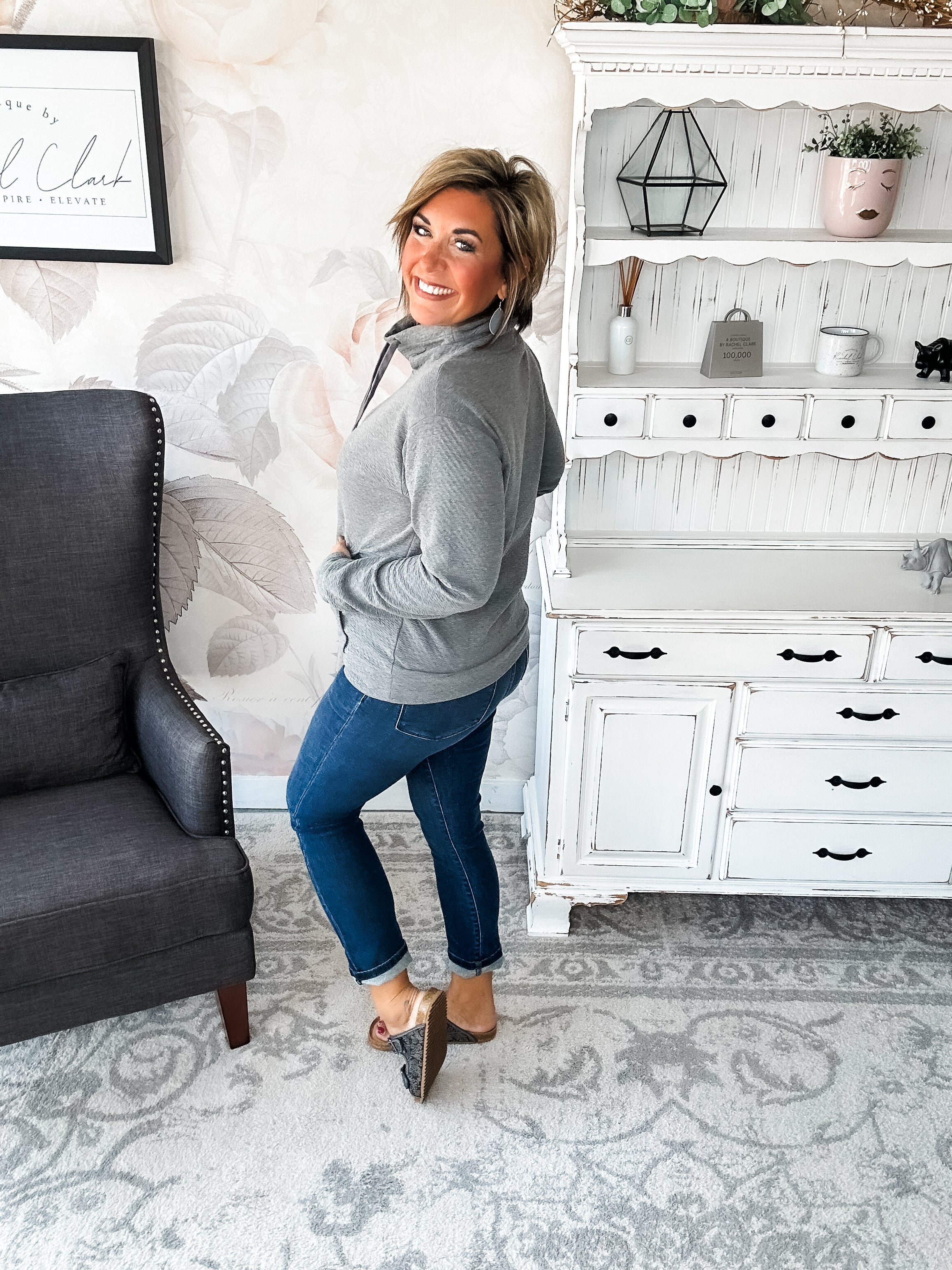 Finding Hope Funnel Neck Pullover