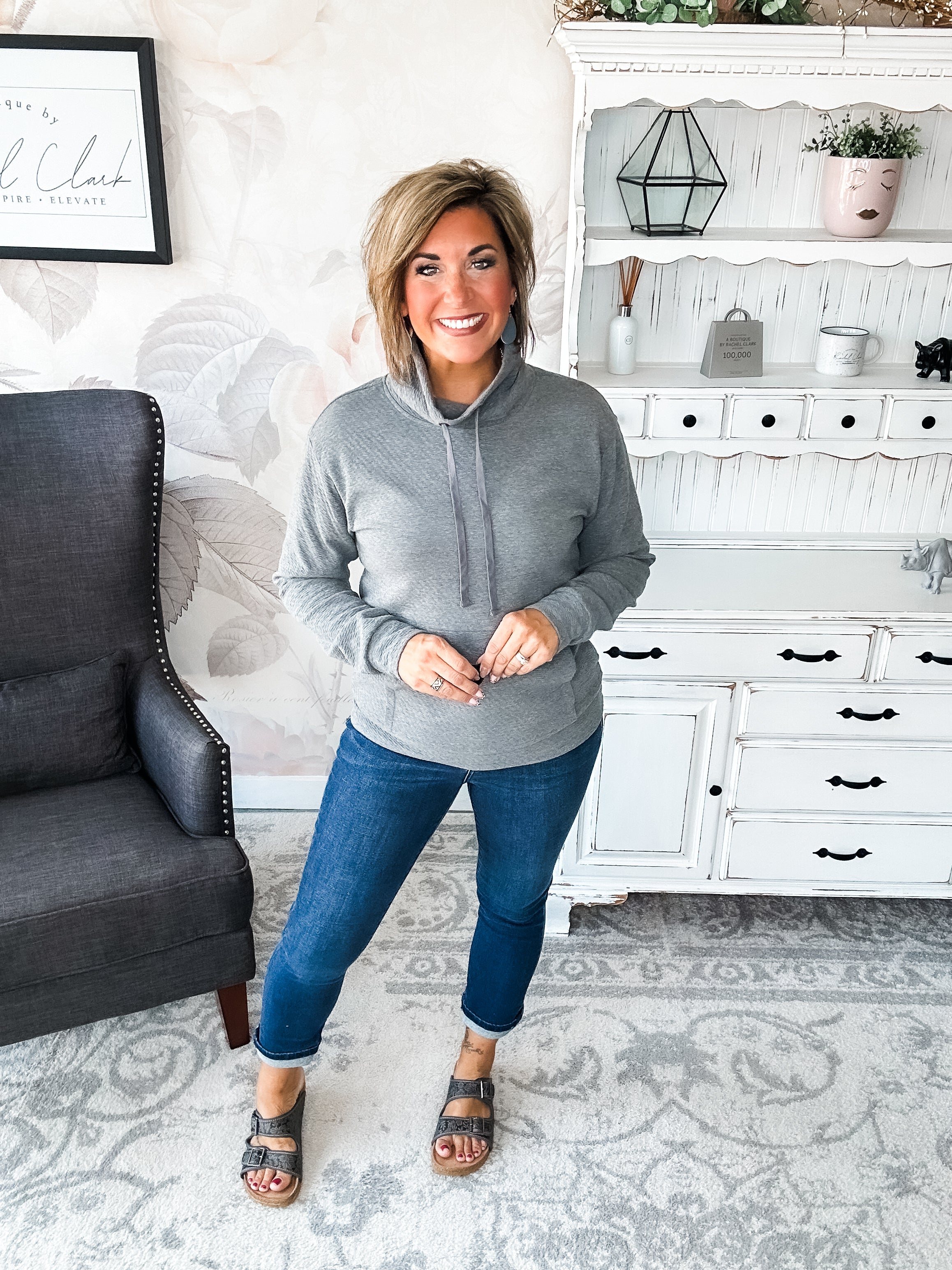 Finding Hope Funnel Neck Pullover