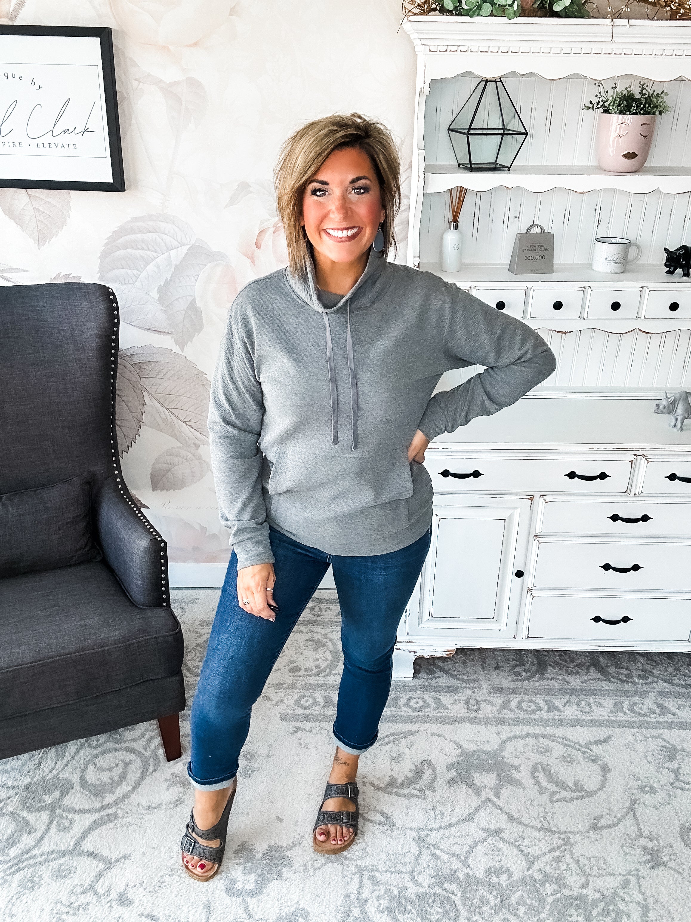 Finding Hope Funnel Neck Pullover