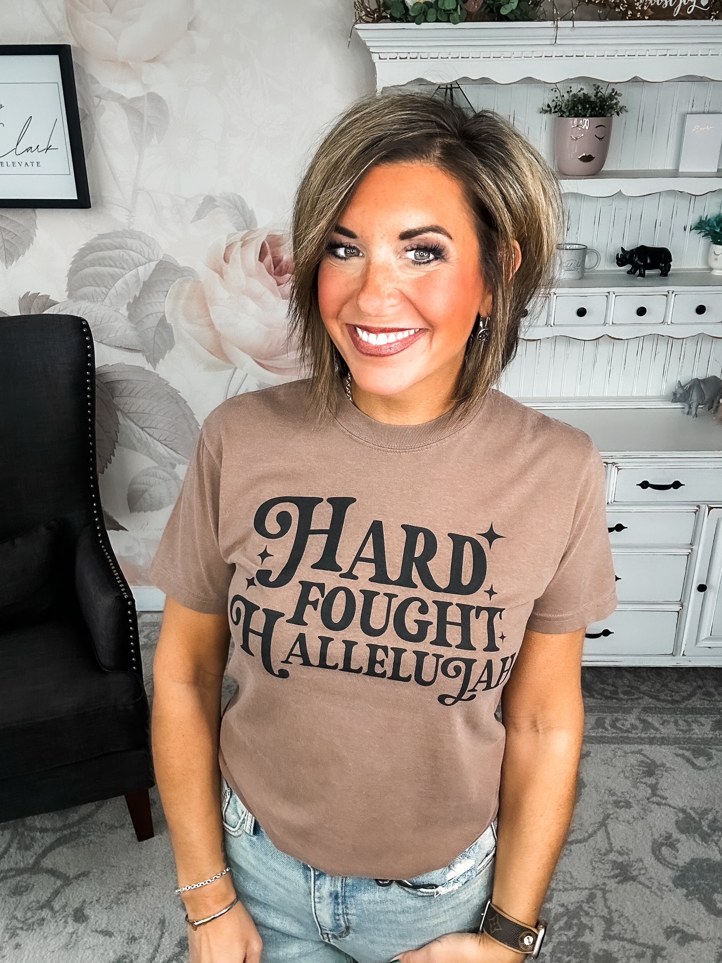 Hard Fought Hallelujah Graphic Tee