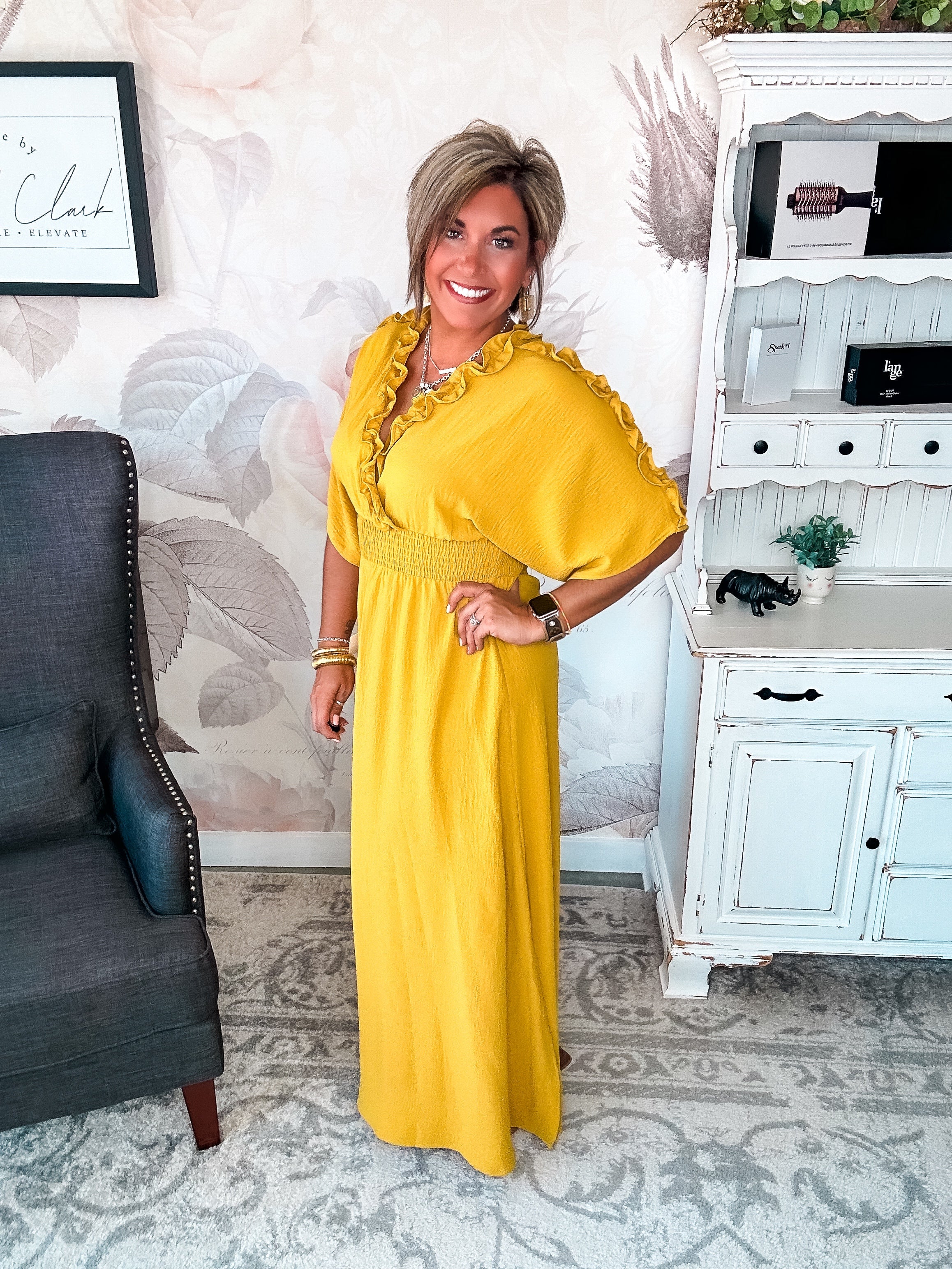 Only Sweeter Smocked Maxi Dress