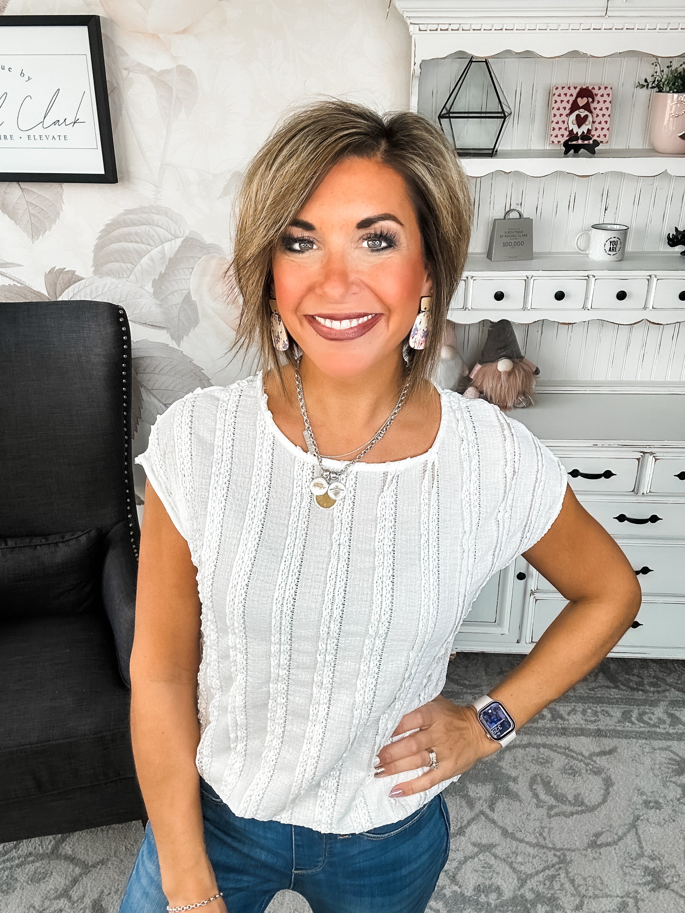 Miss Being Alone Top - Off White