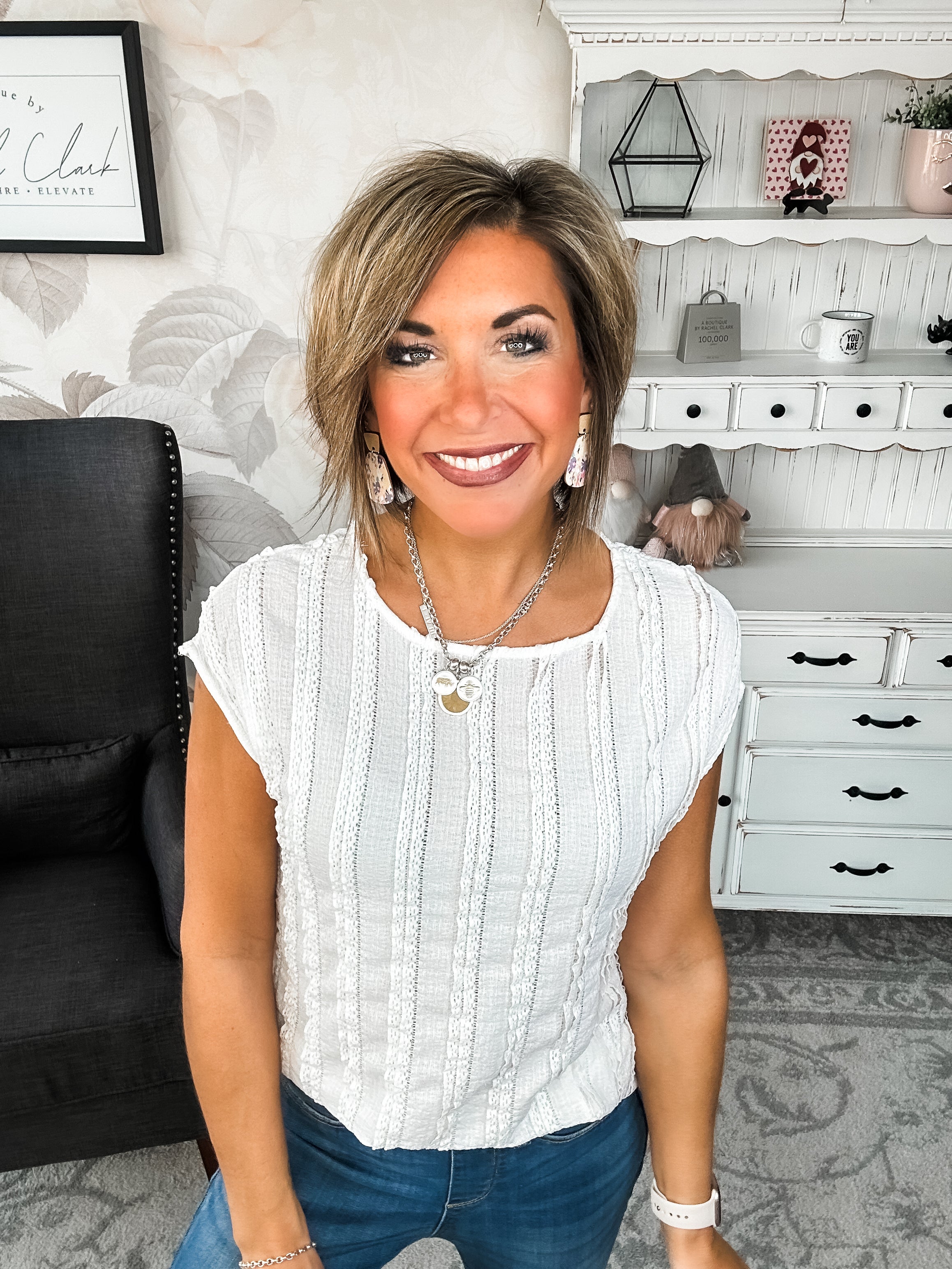 Miss Being Alone Top - Off White