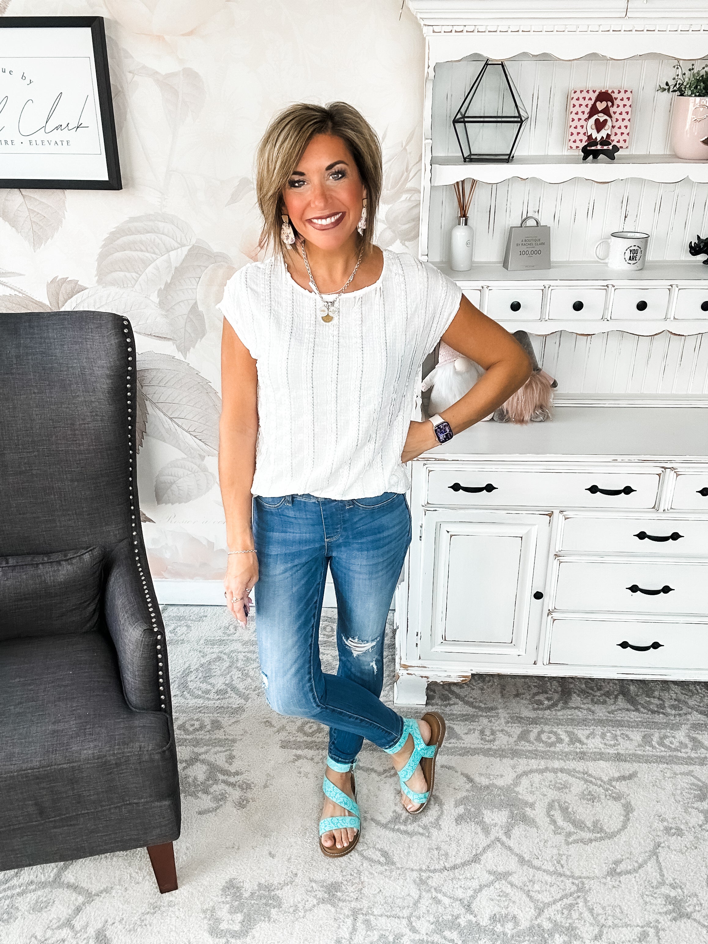 Miss Being Alone Top - Off White