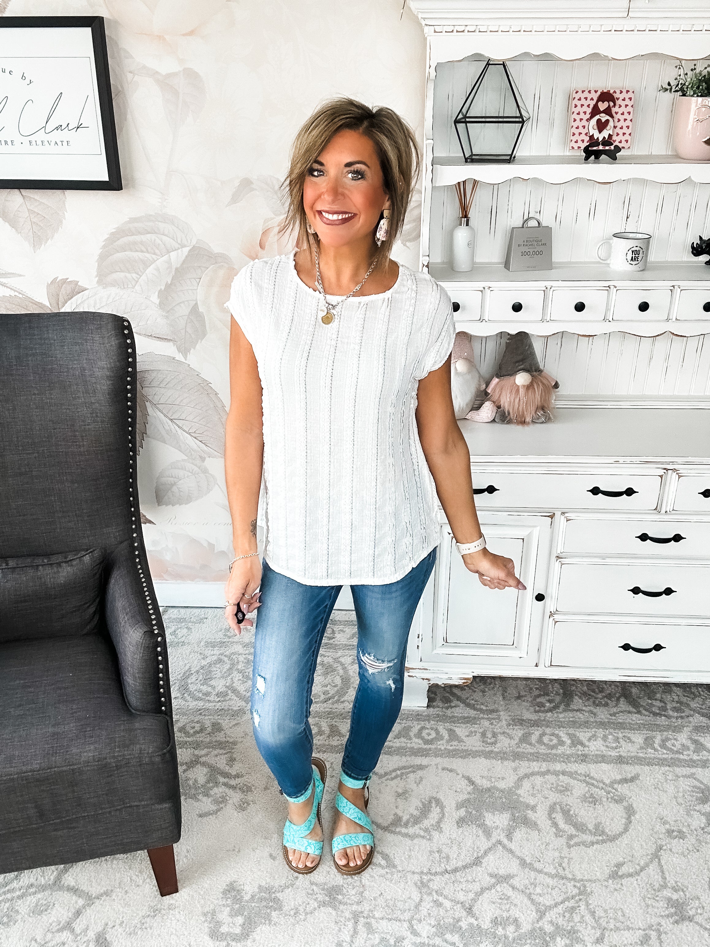 Miss Being Alone Top - Off White