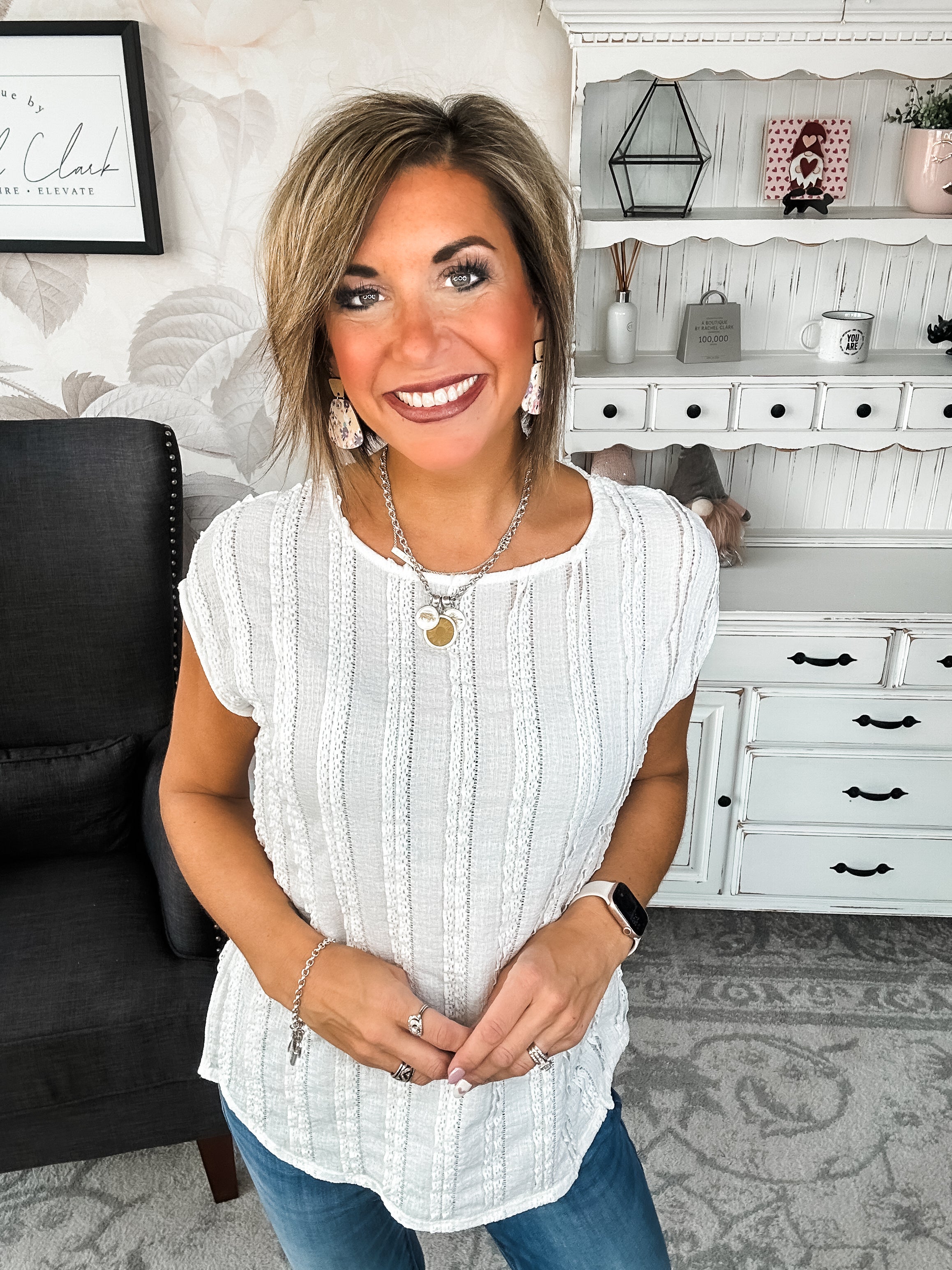 Miss Being Alone Top - Off White