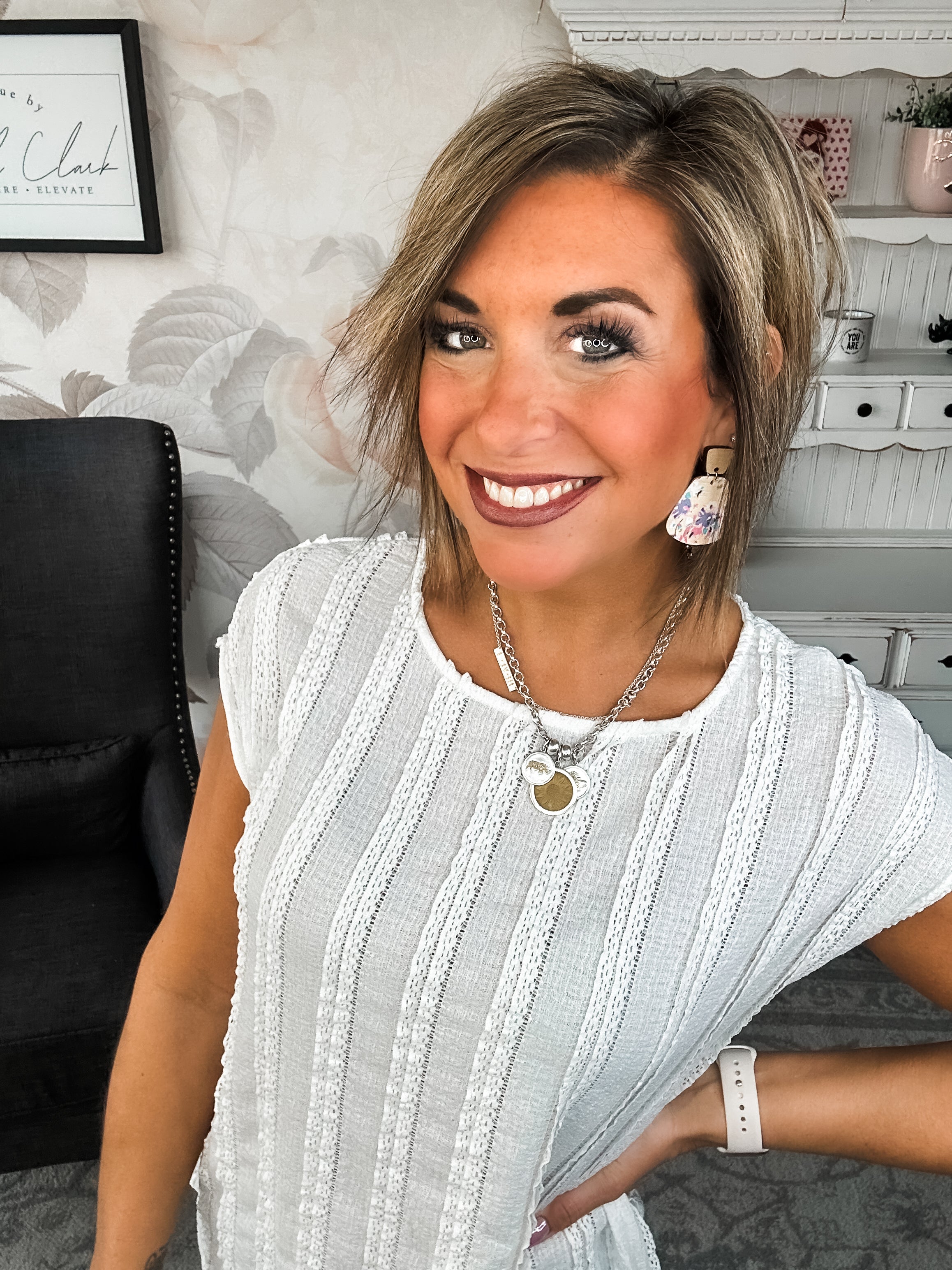 Miss Being Alone Top - Off White