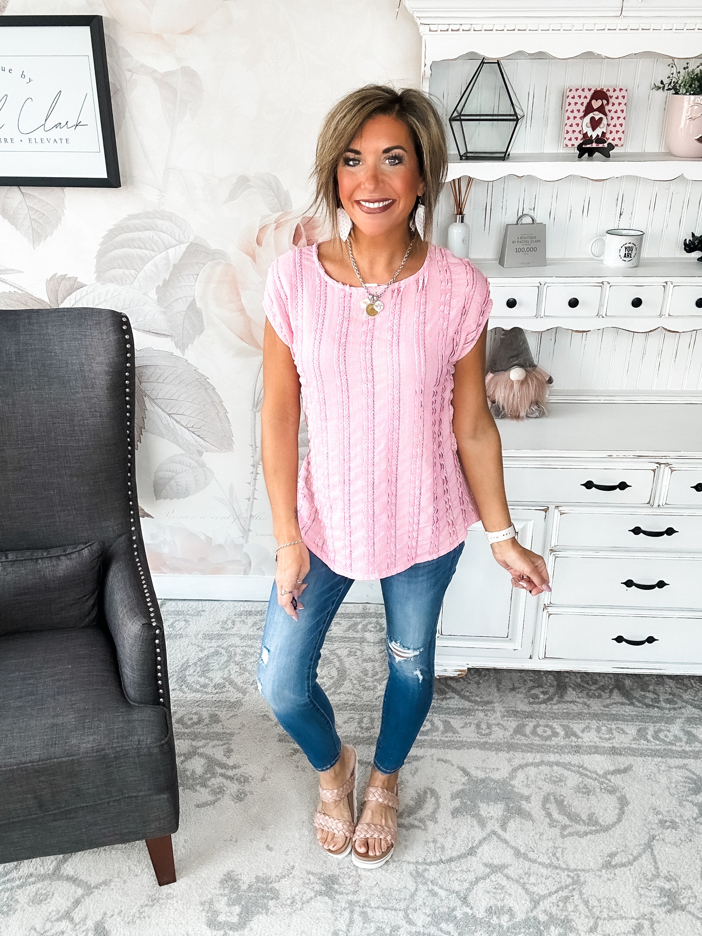 Miss Being Alone Top - Pink