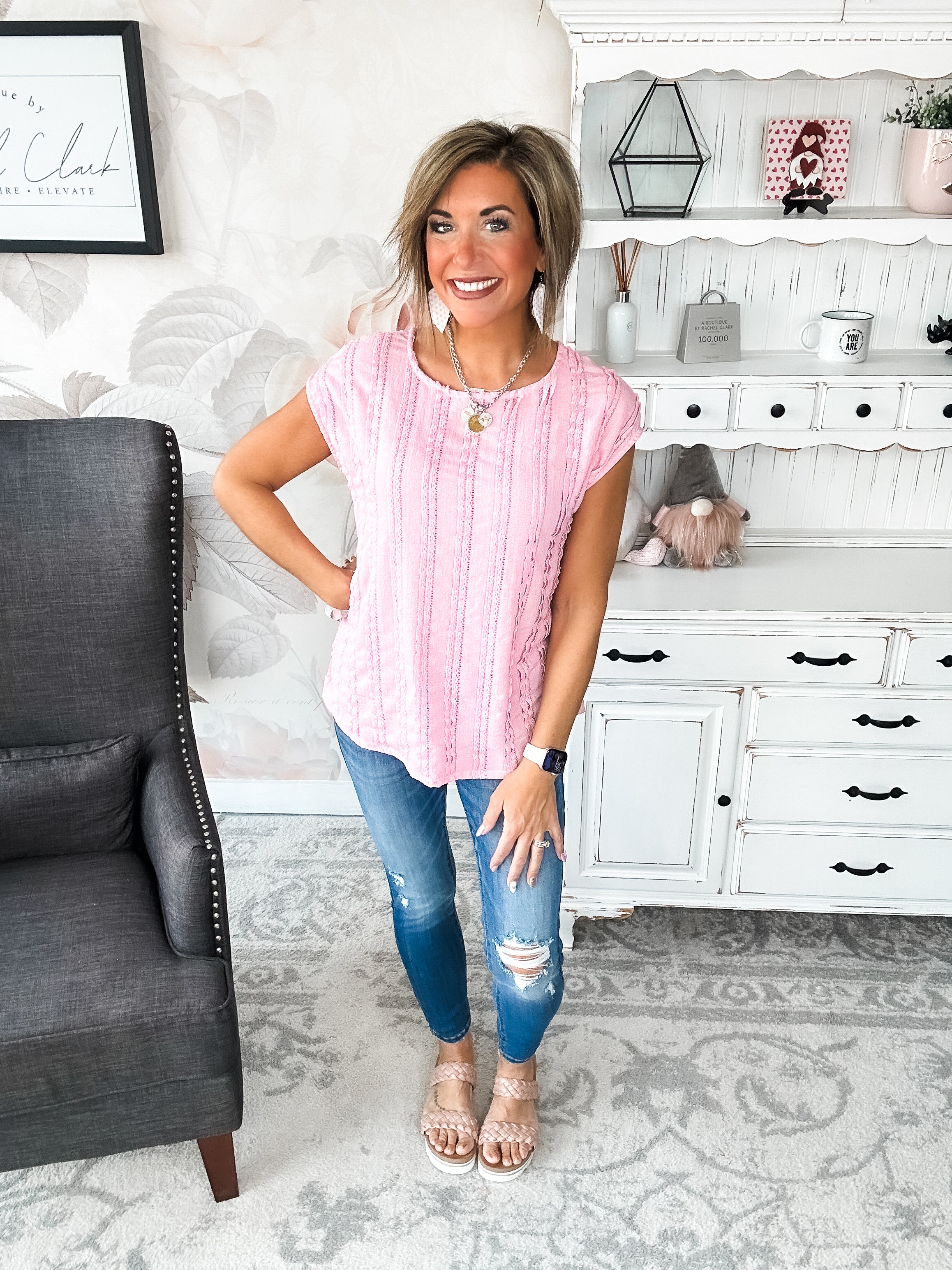 Miss Being Alone Top - Pink