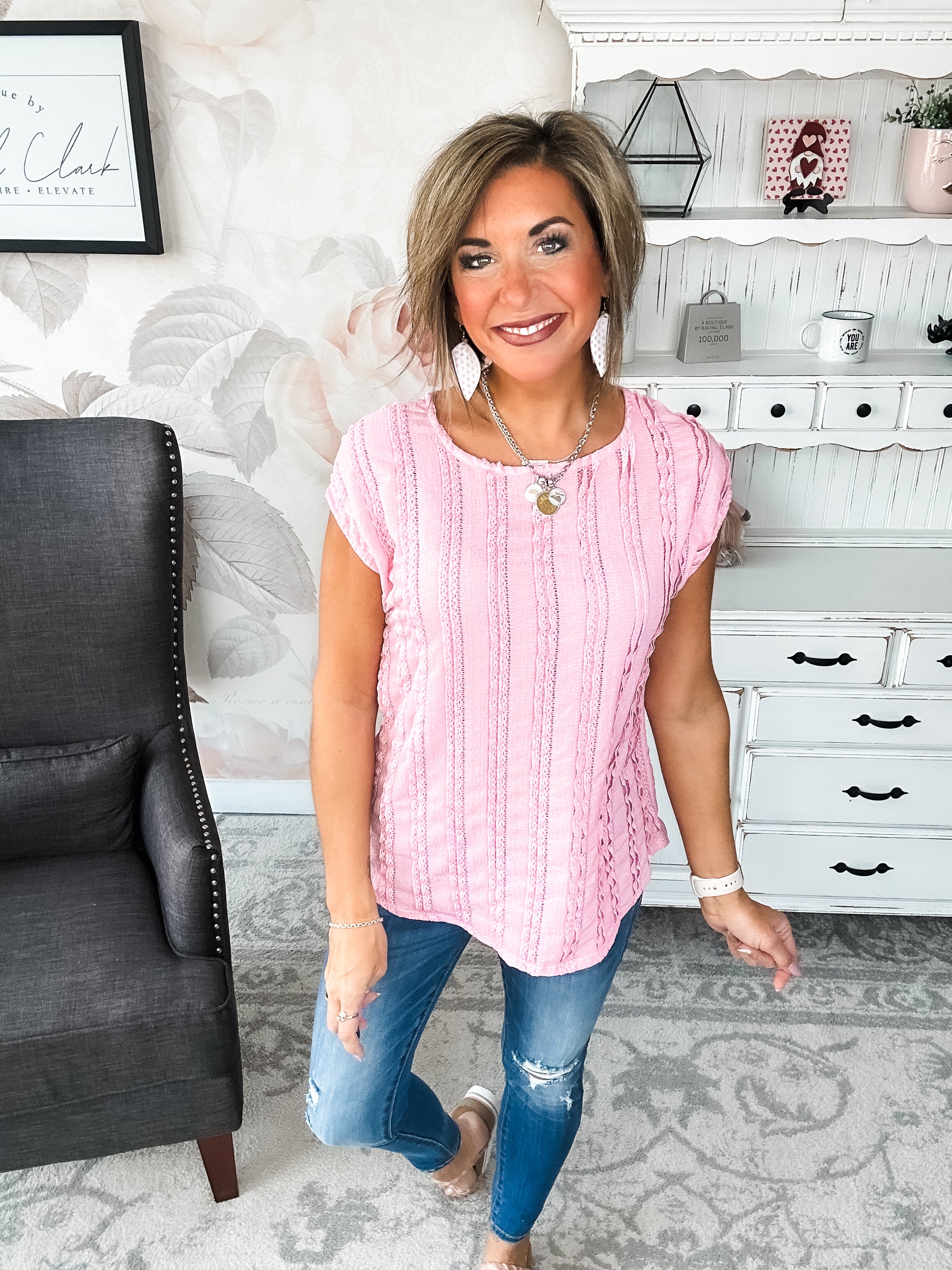 Miss Being Alone Top - Pink