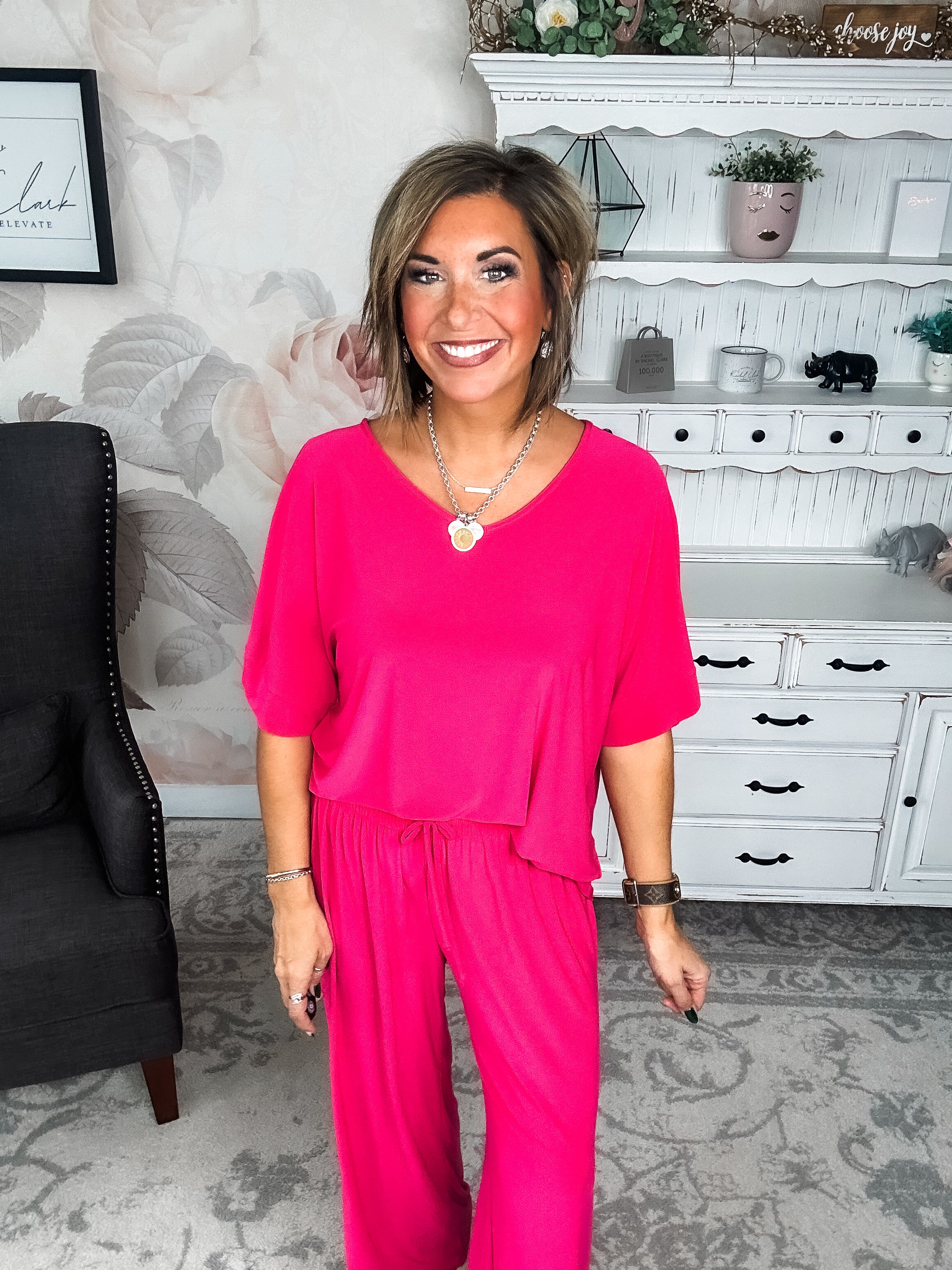 Deserve The Best Set - Fuchsia