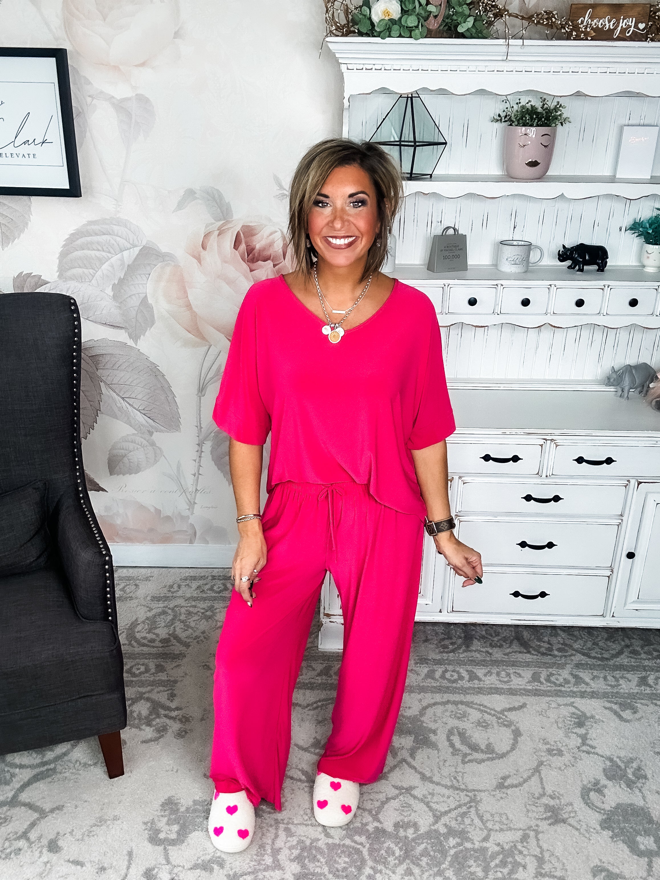 Deserve The Best Set - Fuchsia