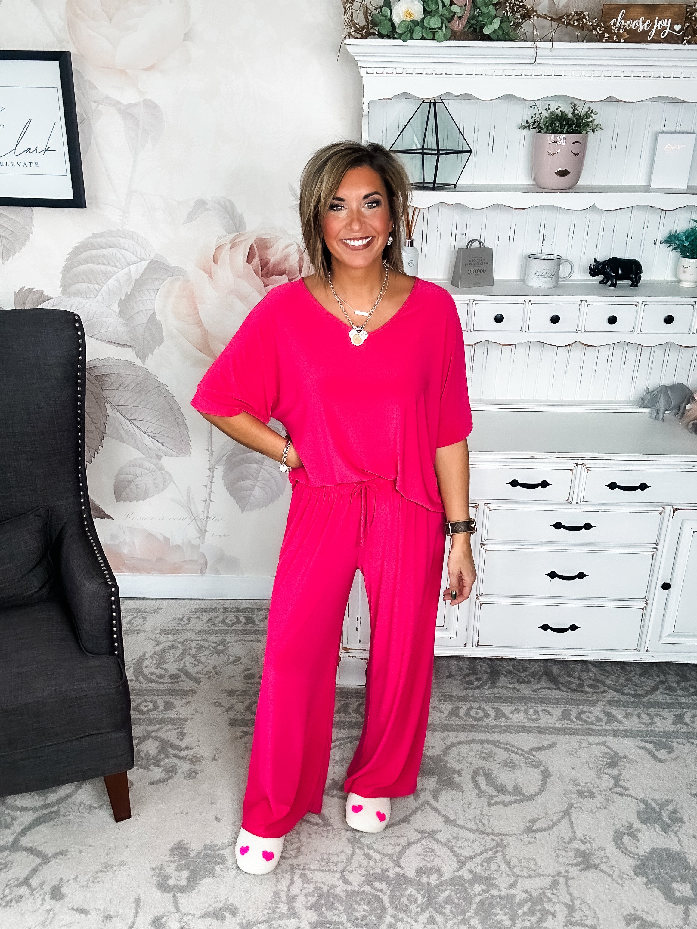 Deserve The Best Set - Fuchsia