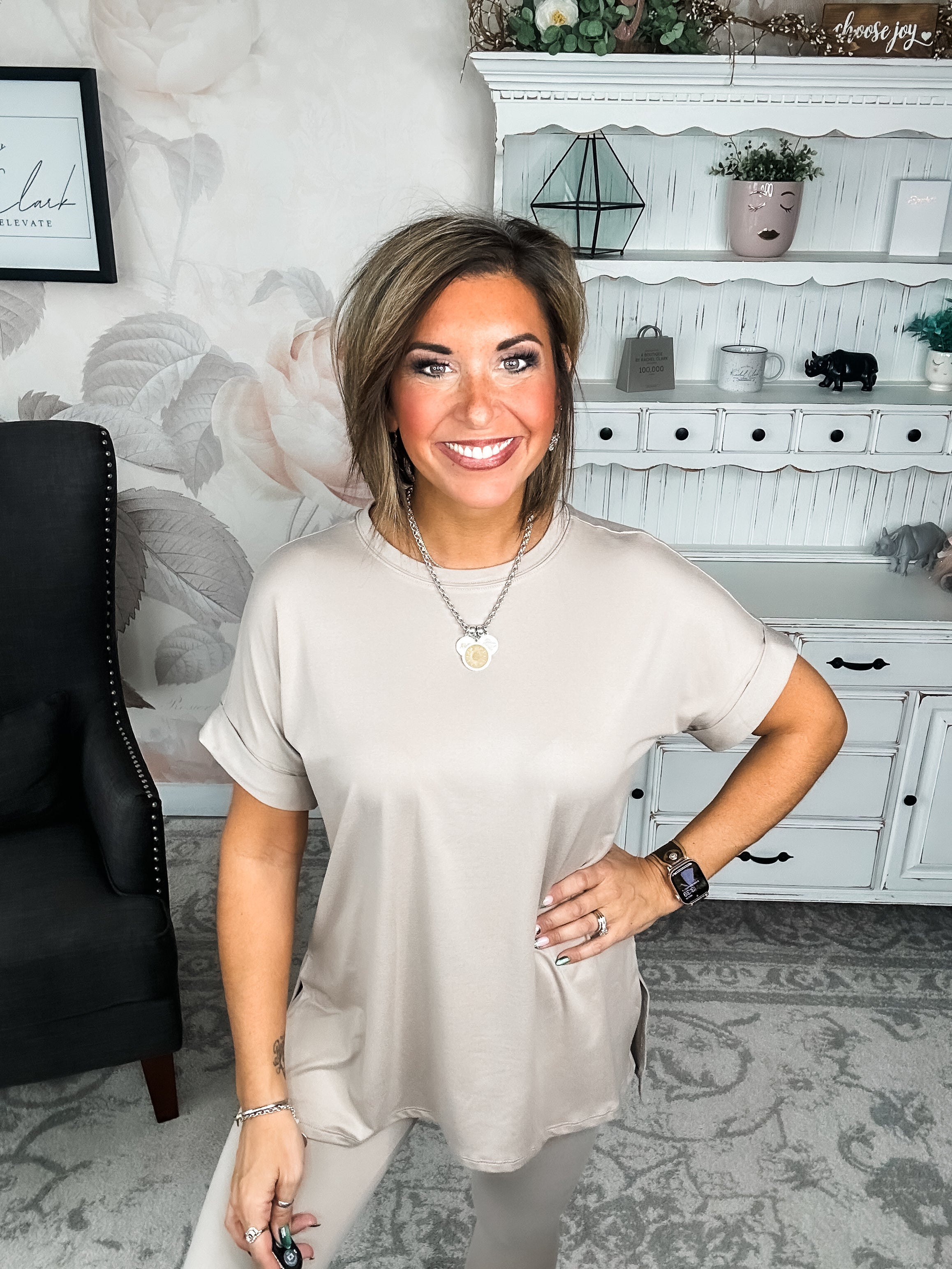 What You've Been Waiting For Lounge Set - Ash Mocha