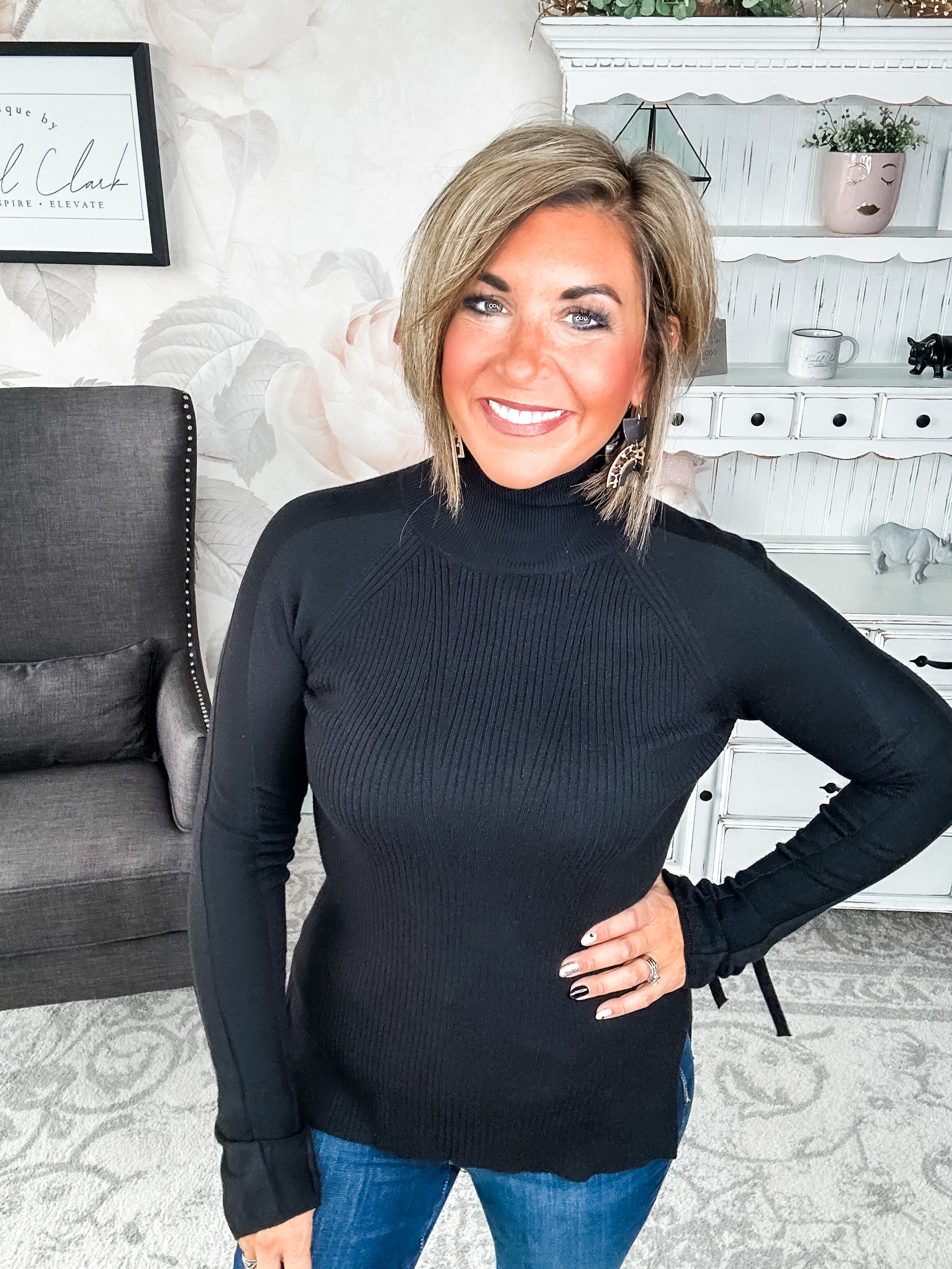 Already Gone Again Turtleneck Sweater