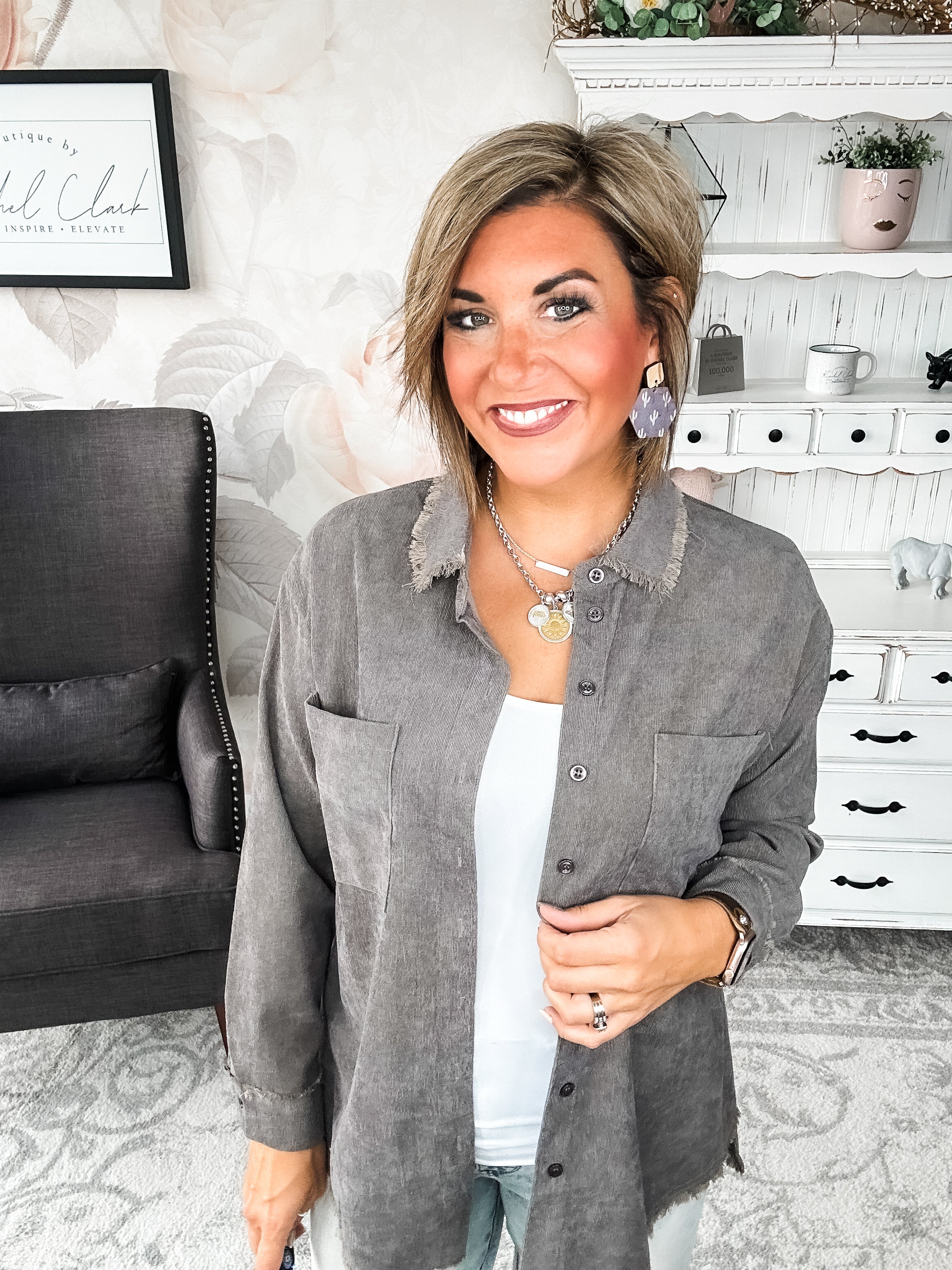 Get A Grip Button Down