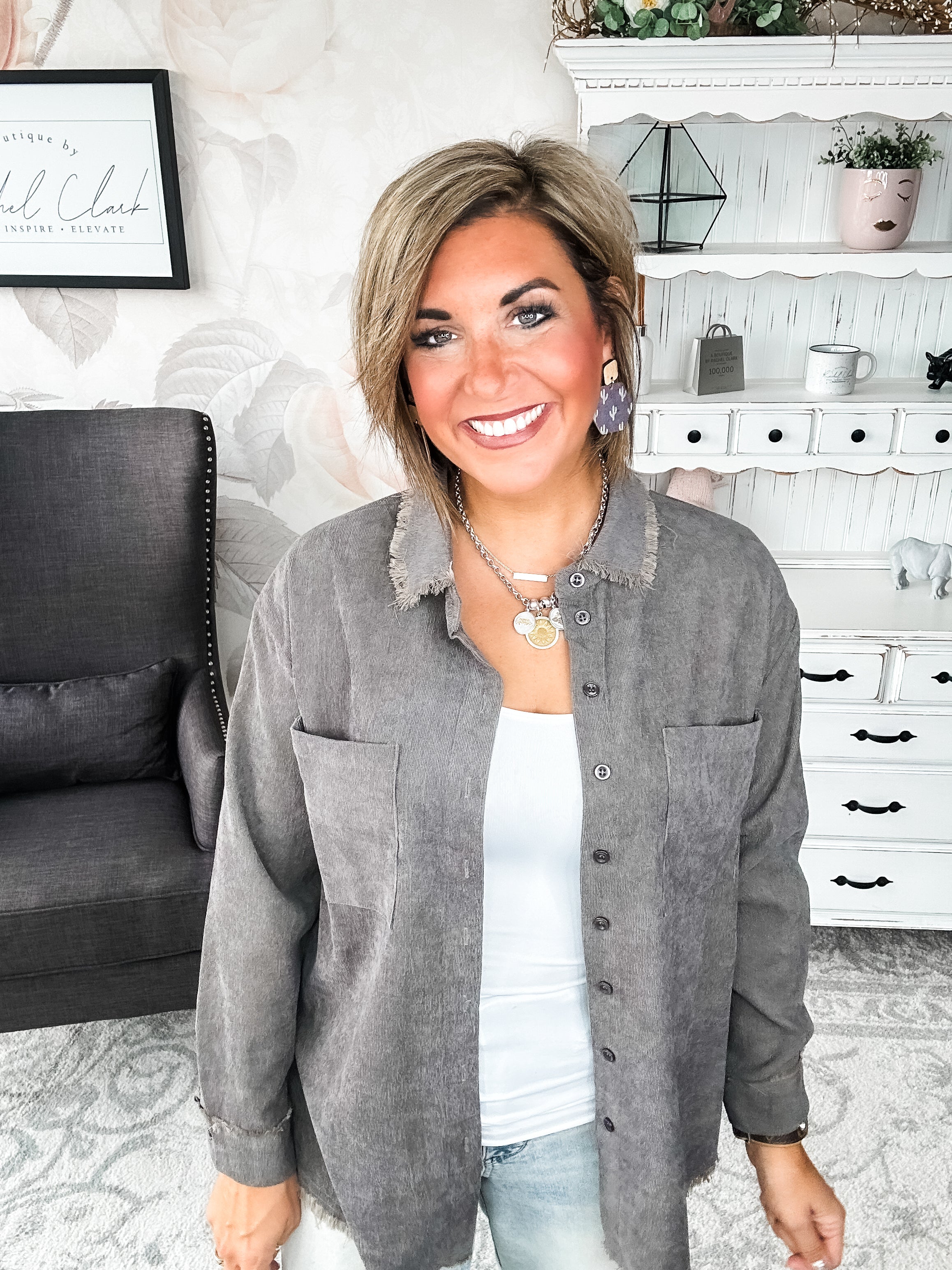 Get A Grip Button Down