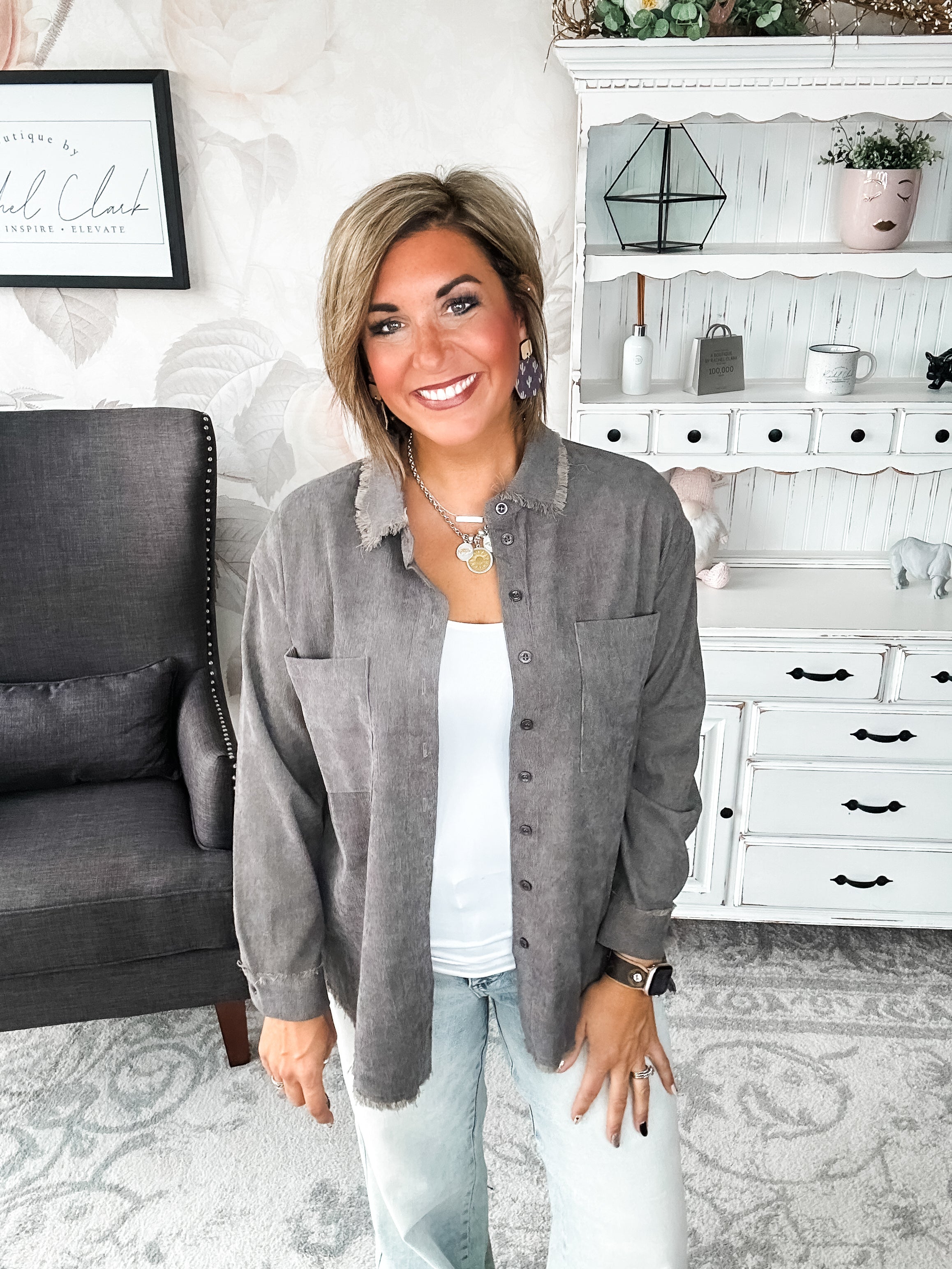 Get A Grip Button Down